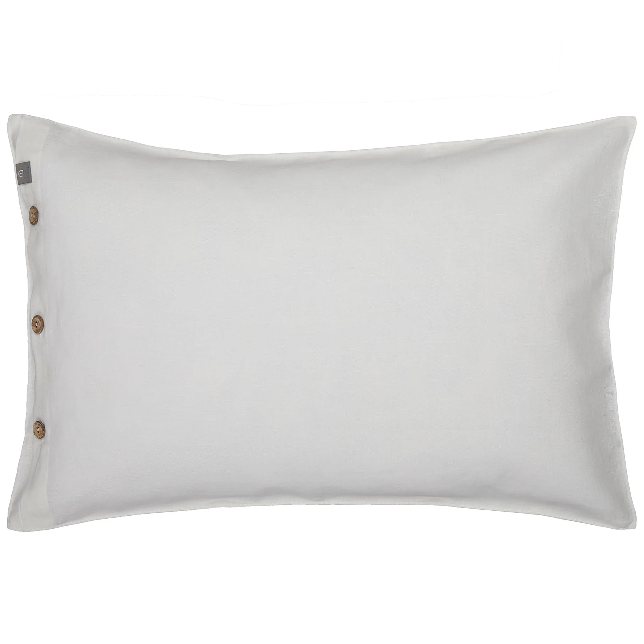 Leinen-Baumwoll-Kissenhülle Tolosa [Wei]