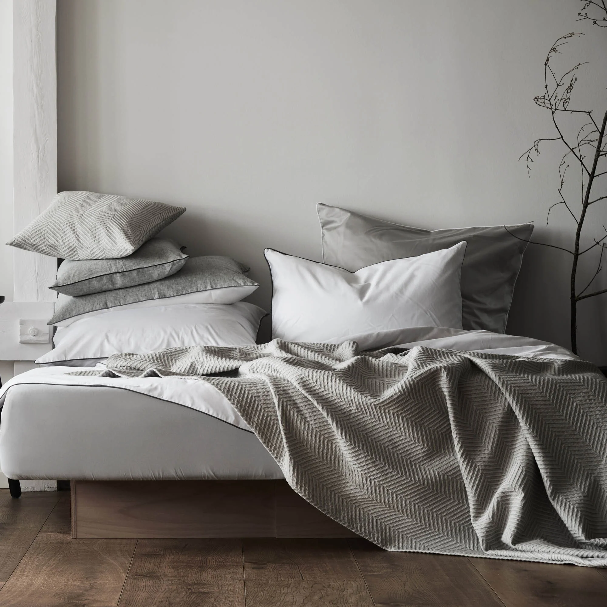 Tagesdecke Lixa [Grau-Melange]