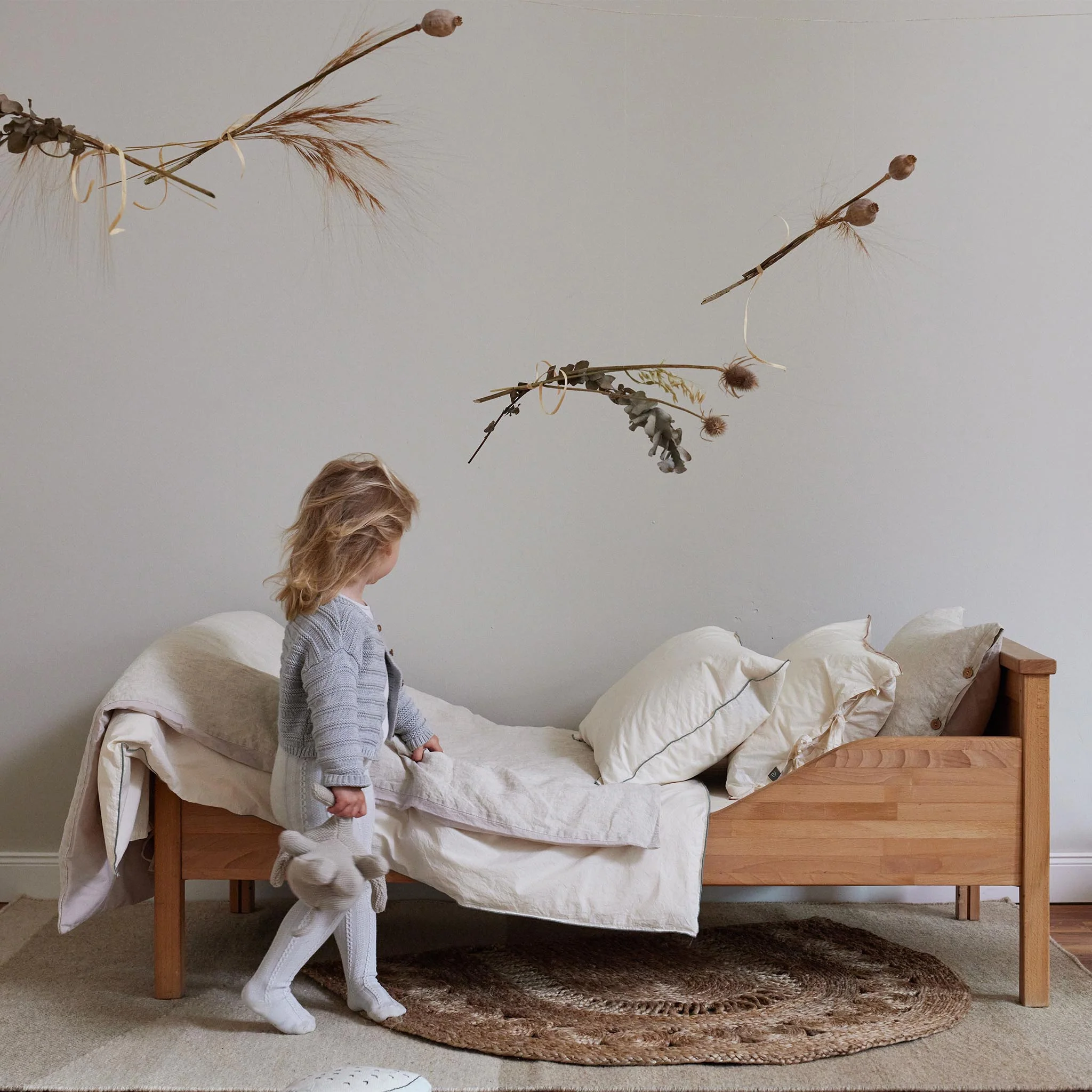 Leinen-Kinderbettwsche Mafalda Mini [Natur]