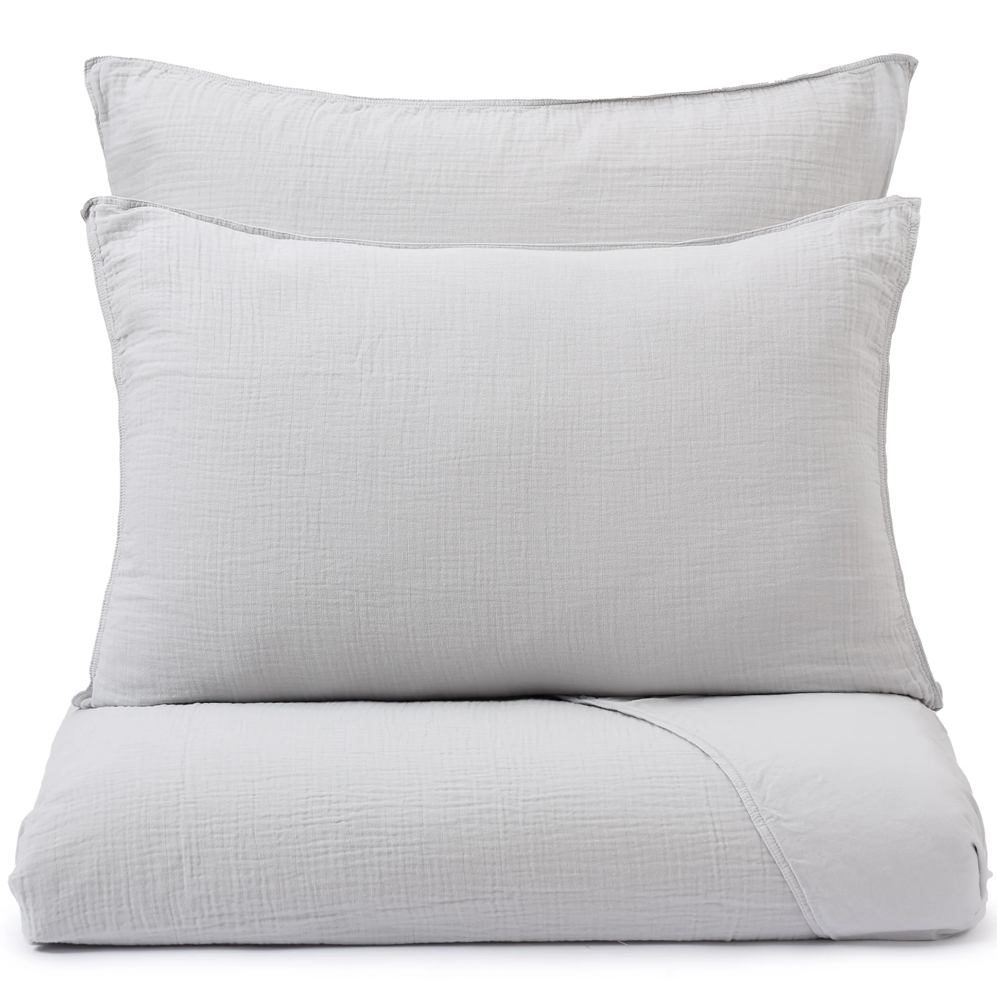 Musselin-Bettwsche Manisa [Hellgrau]