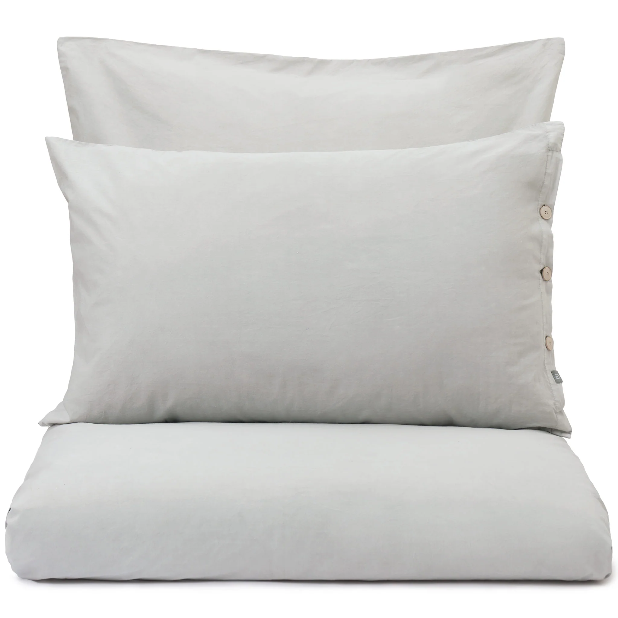 Bio-Baumwoll-Bettwsche Evora [Grau]