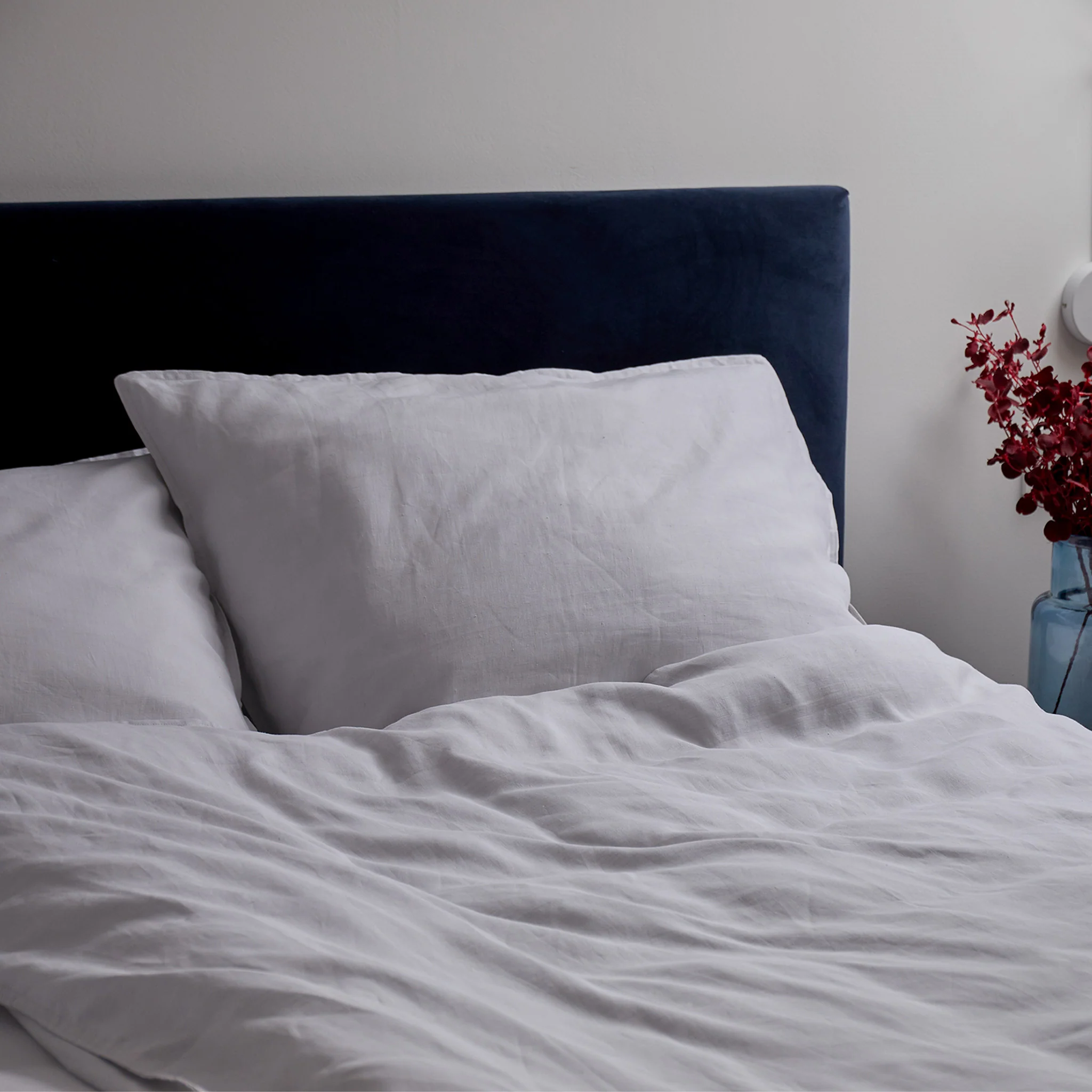 Leinen-Bettwsche Bellvis [Hellgrau]