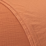 Musselin-Bettwsche Manisa [Terrakotta]