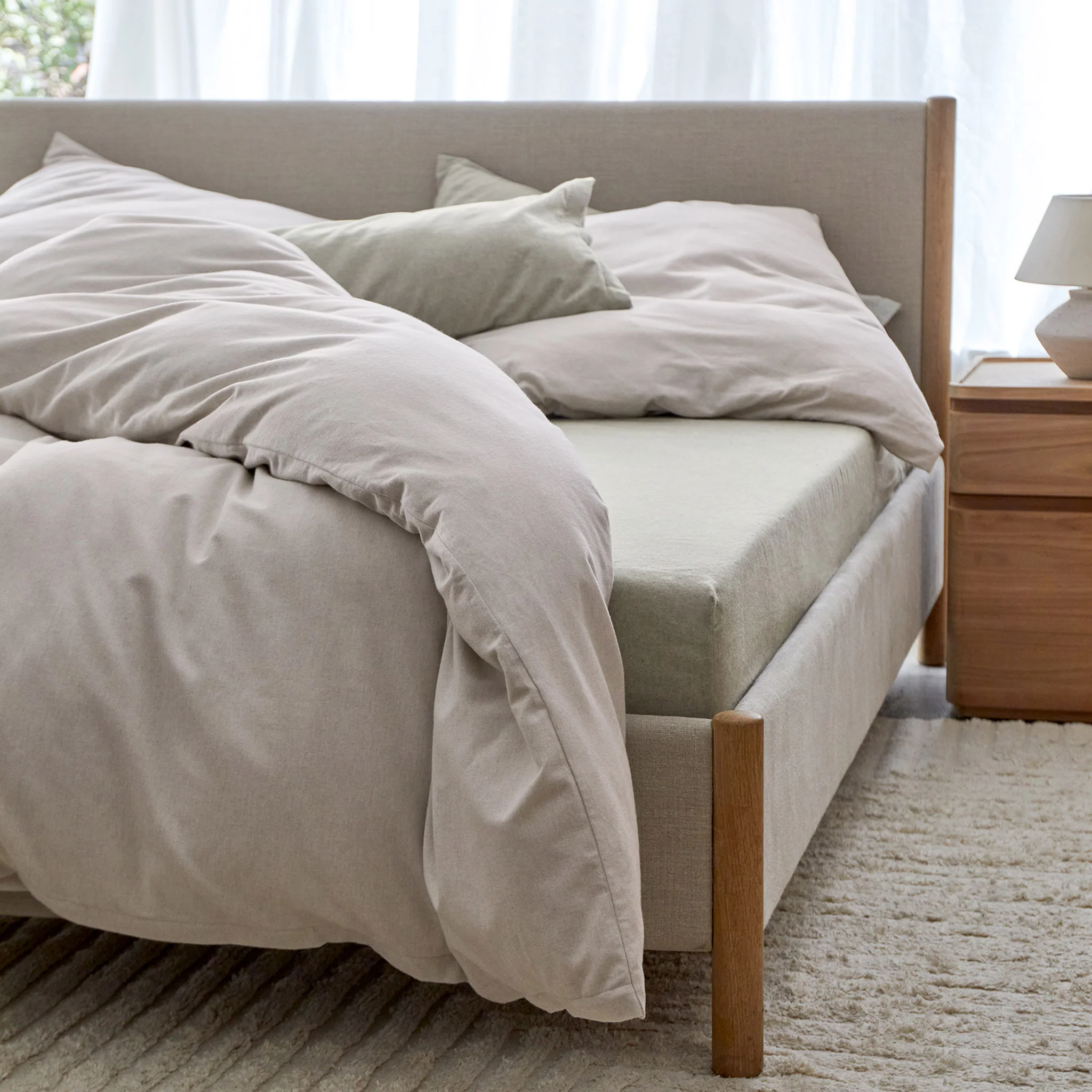 Flanellbettwsche-Set Melloa [Natur]