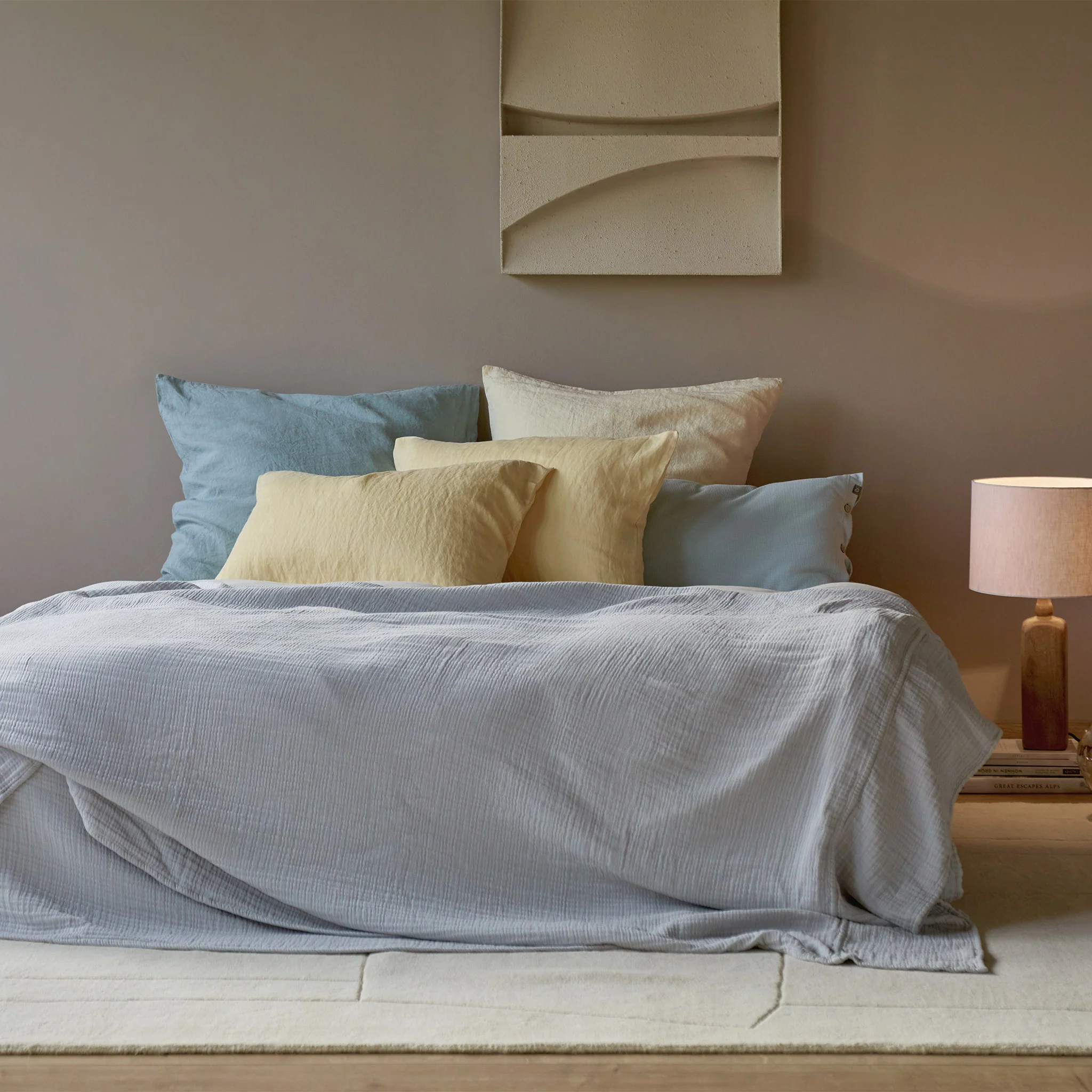 Leinen-Bettwsche Mafalda [Helles Grüngrau]