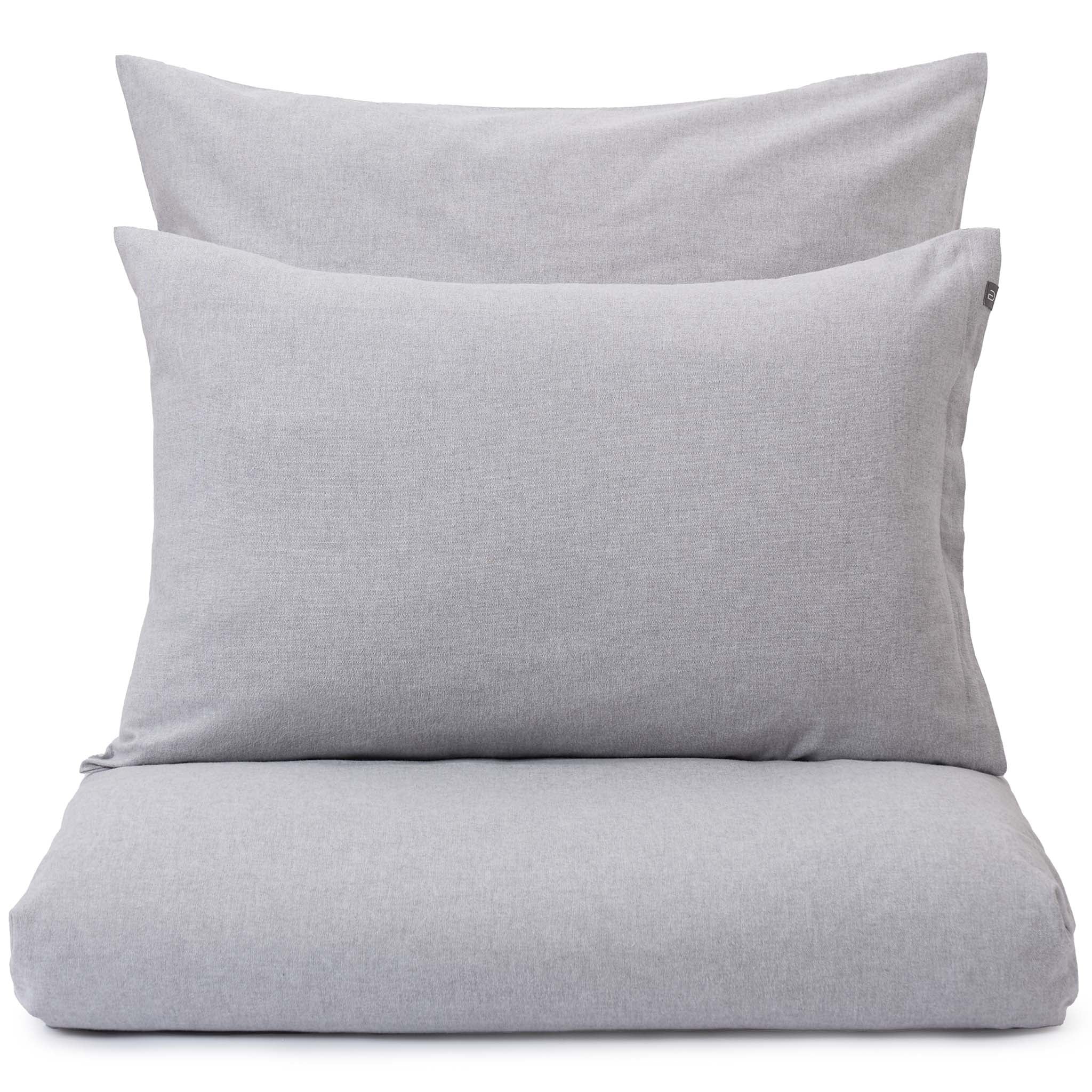 Flanell-Bettwsche Vilar [Hellgrau]