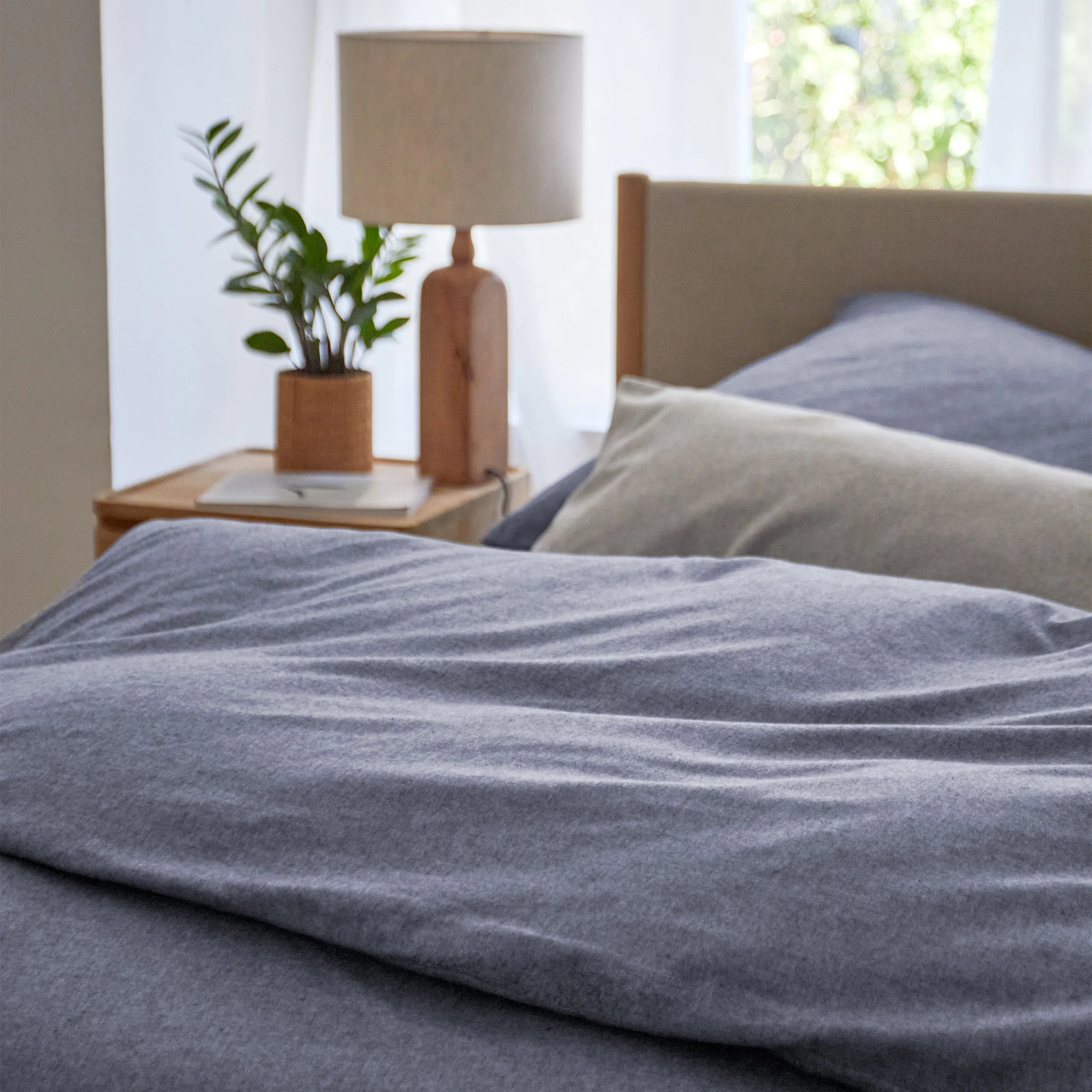 Flanellbettwsche-Set Melloa [Blau]