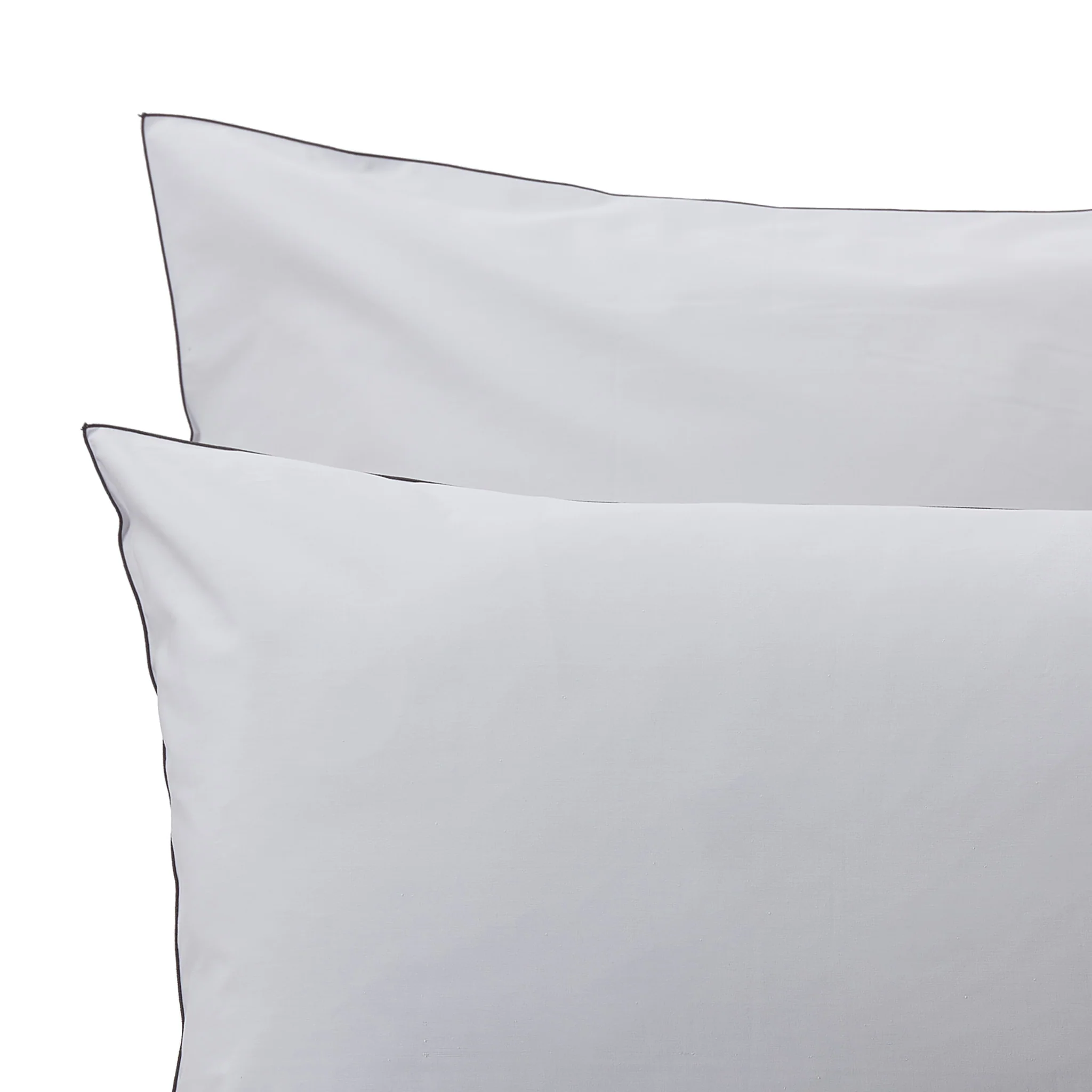 Perkal-Bettwsche-Set Areias [Hellgrau & Dunkelgrau]