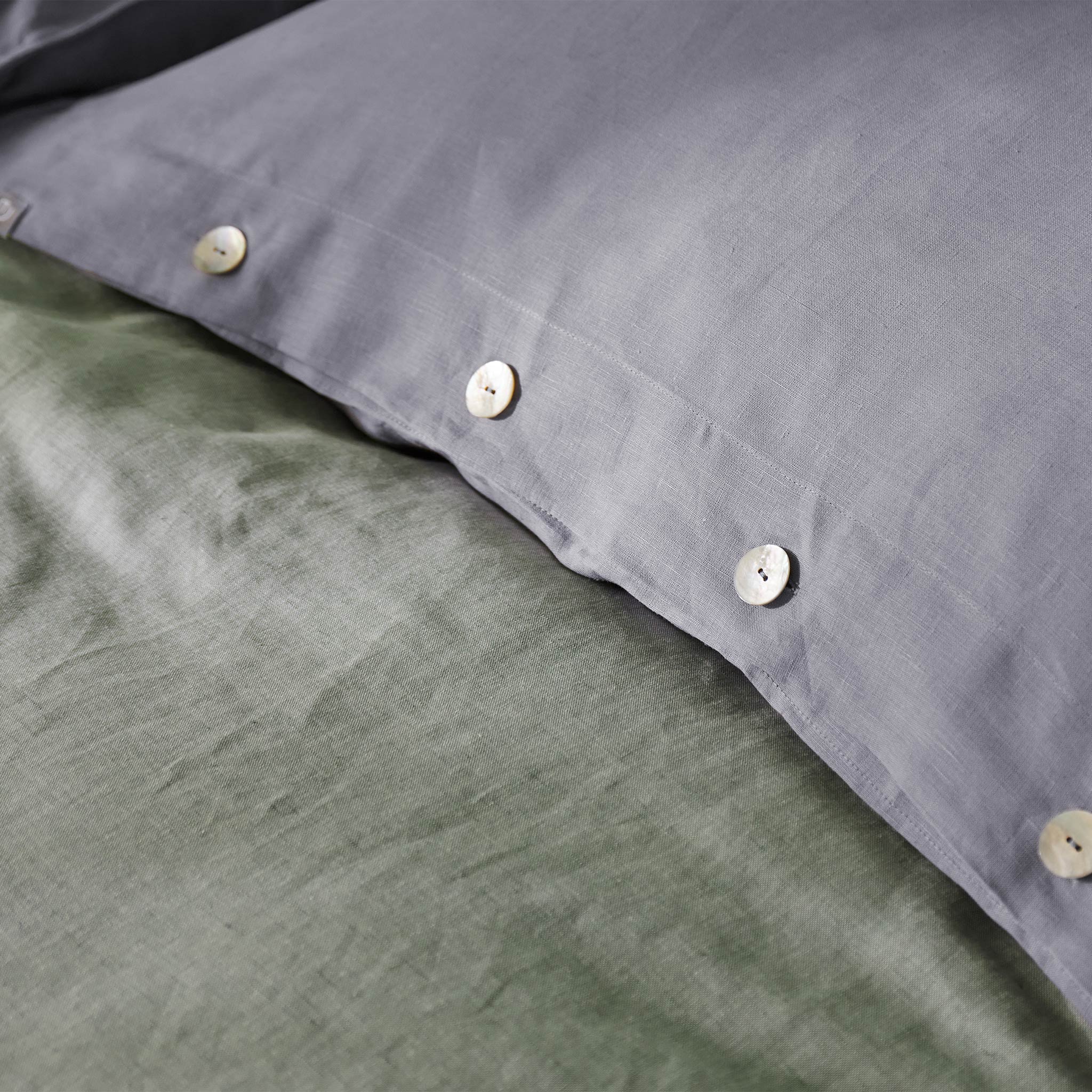 Leinen-Bettwsche Bellvis [Anthrazit]