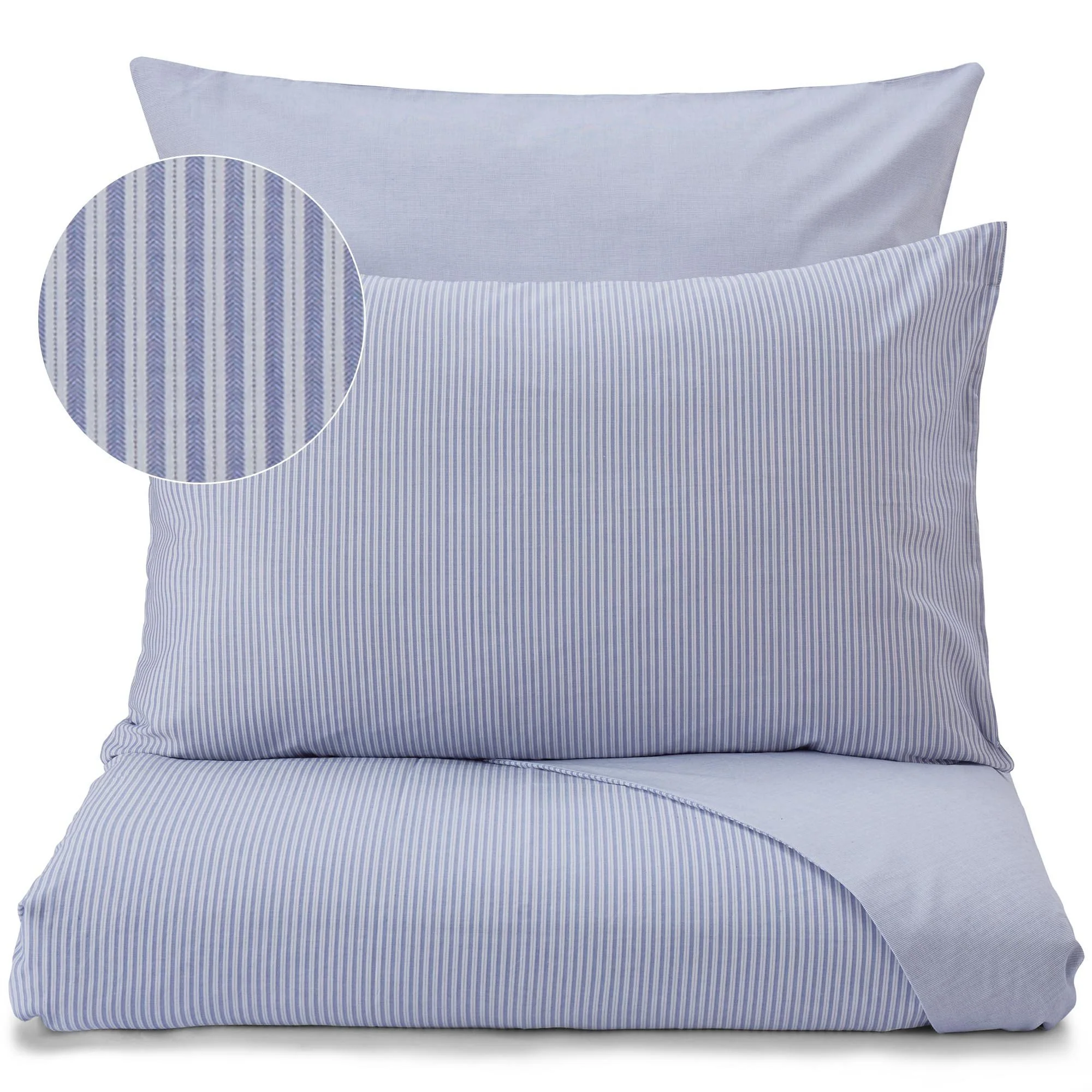 Kissenbezug Izeda [Blau/Wei]