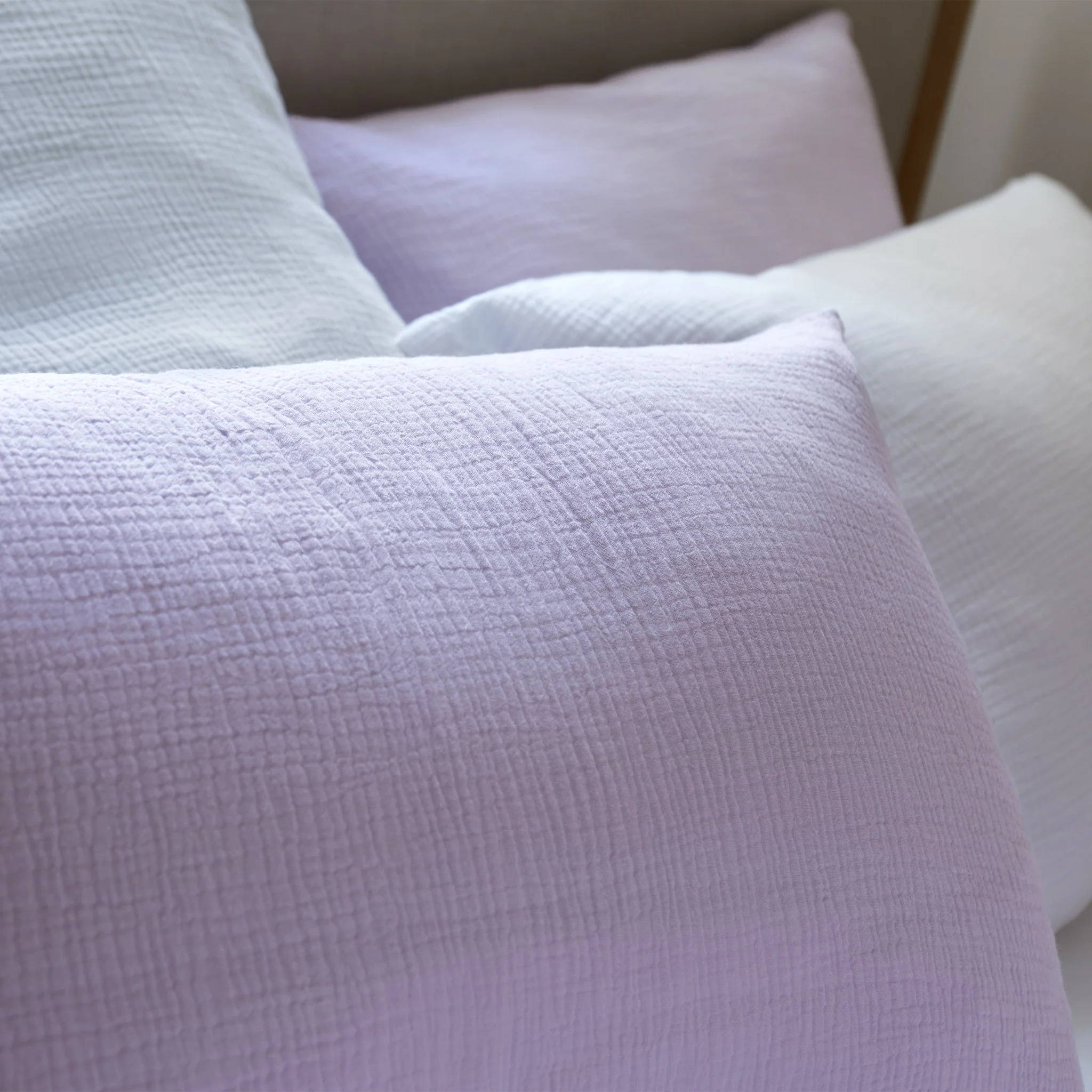 Musselin-Bettwsche-Set Trofa [Lavendel]