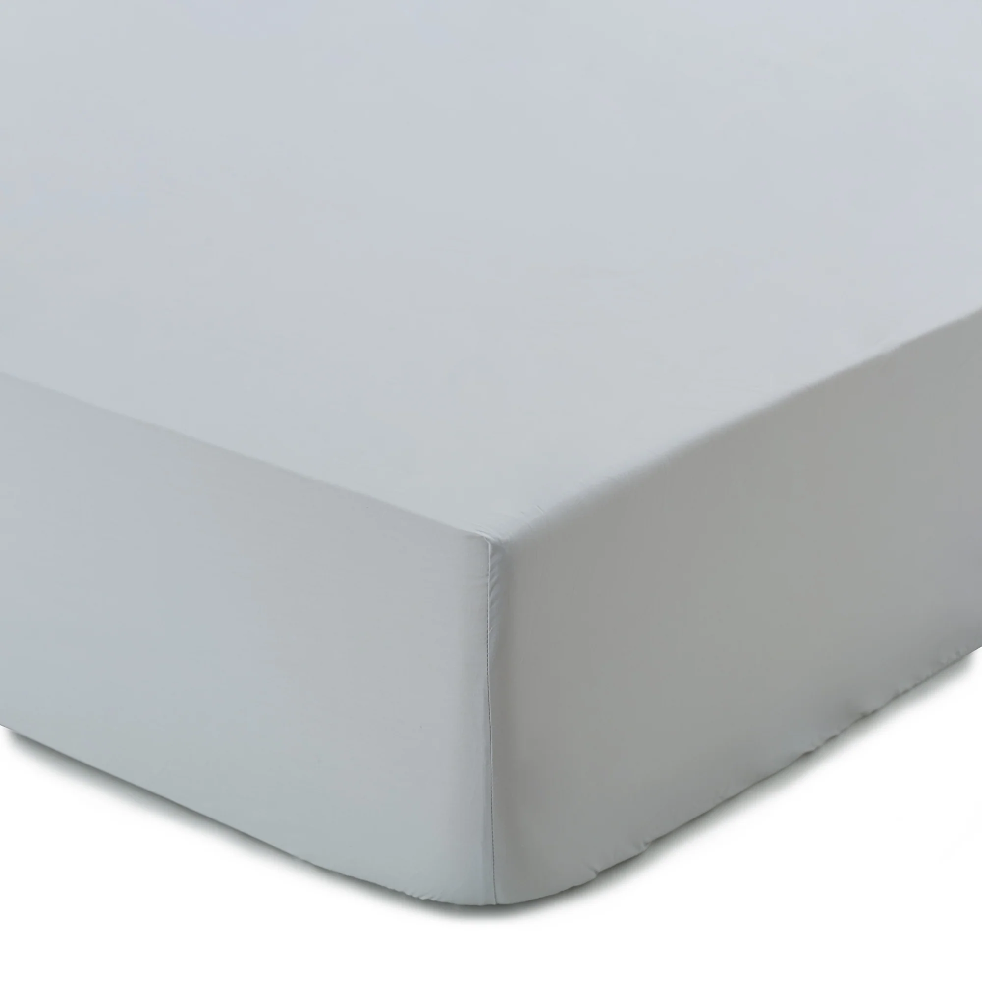 Perkal-Spannbettlaken Perpignan [Hellgrau]