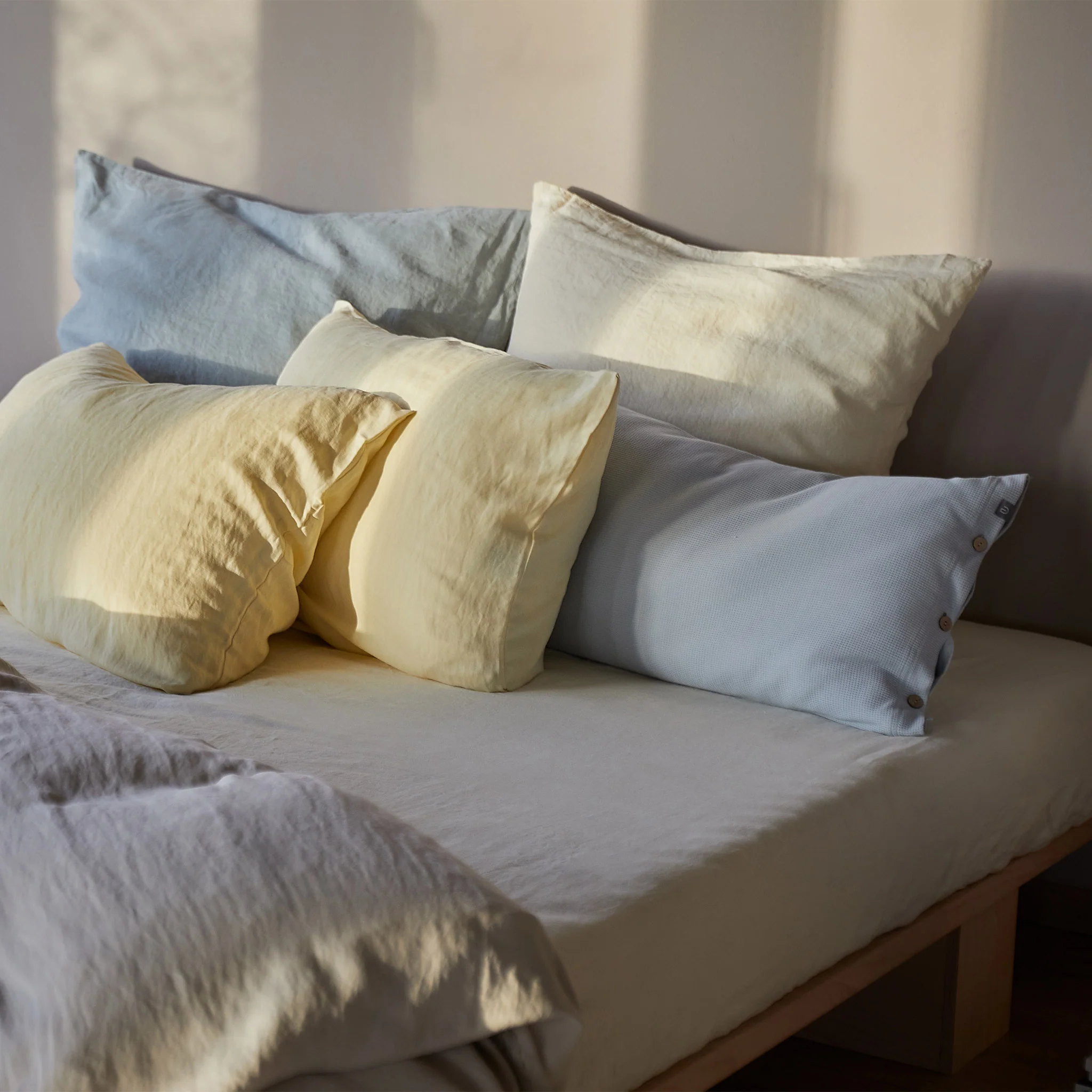 Jersey-Bettwsche Medelo [Nebelblau]