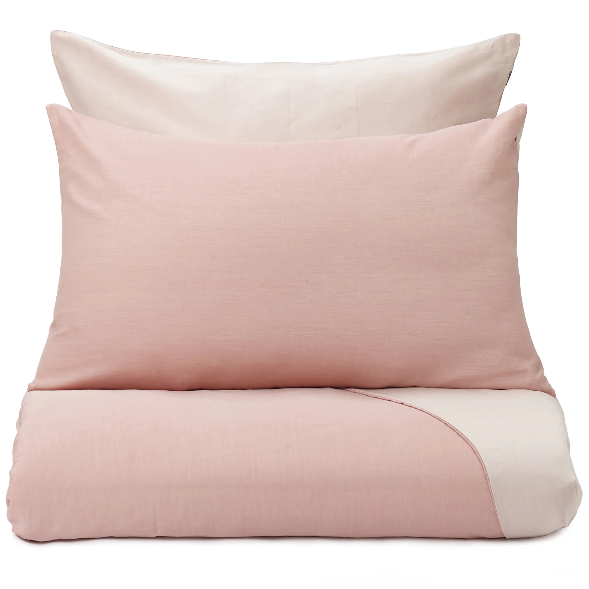 Satin-Bettwsche Soure [Altrosa/Naturwei]