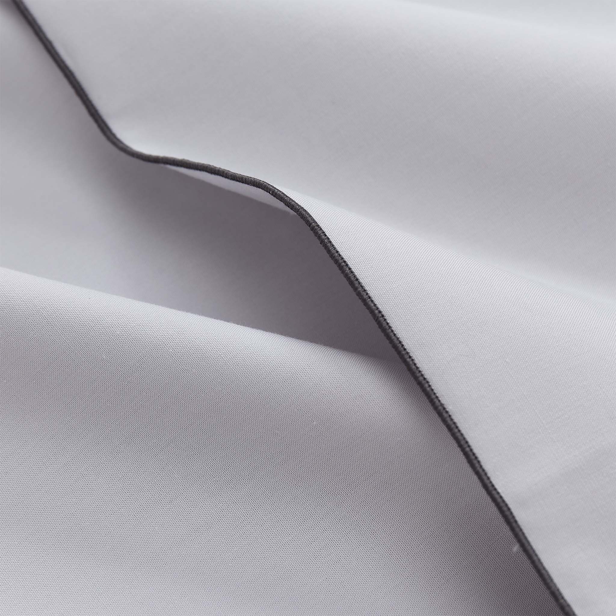 Perkal-Bettwsche-Set Areias [Hellgrau & Dunkelgrau]