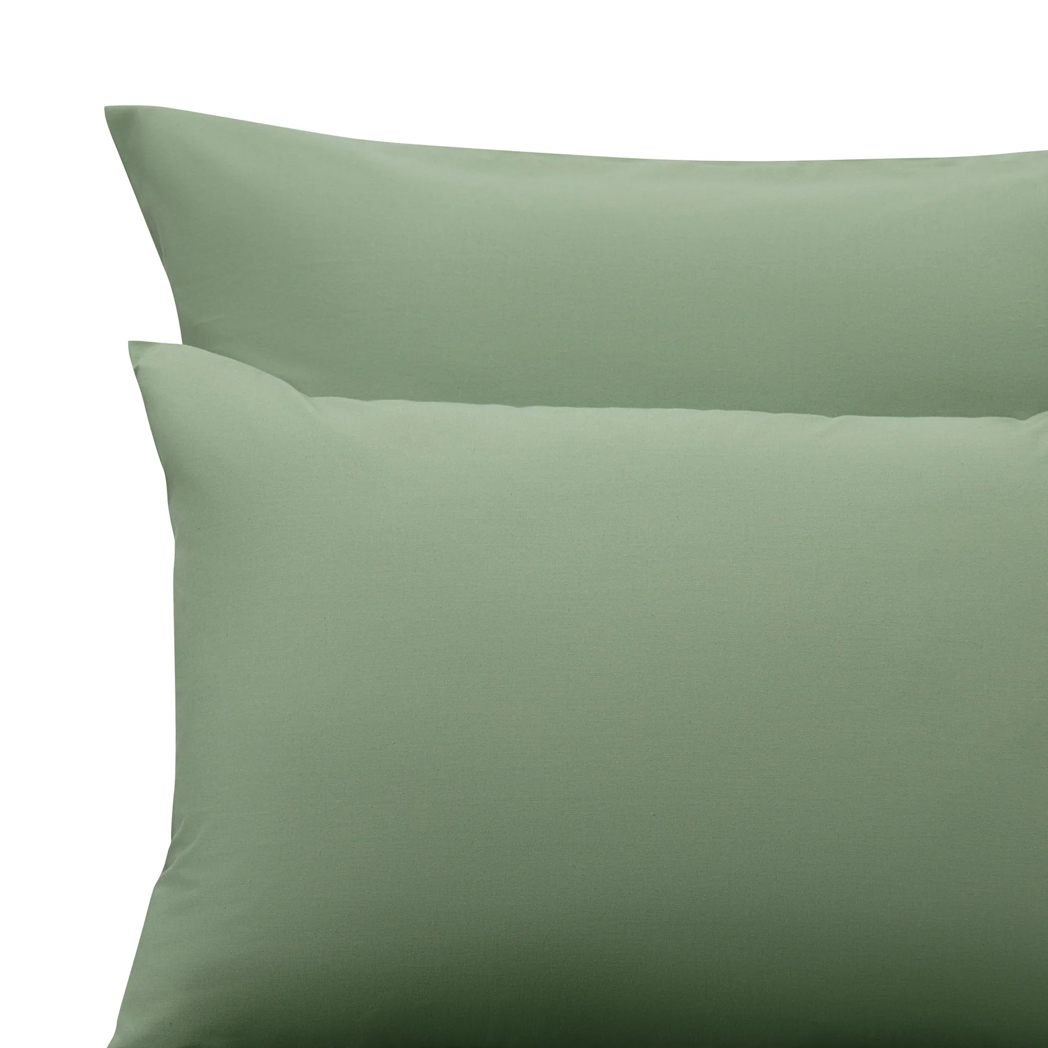 Baumwoll-Bettwsche Mata [Dunkles Salbeigrün]