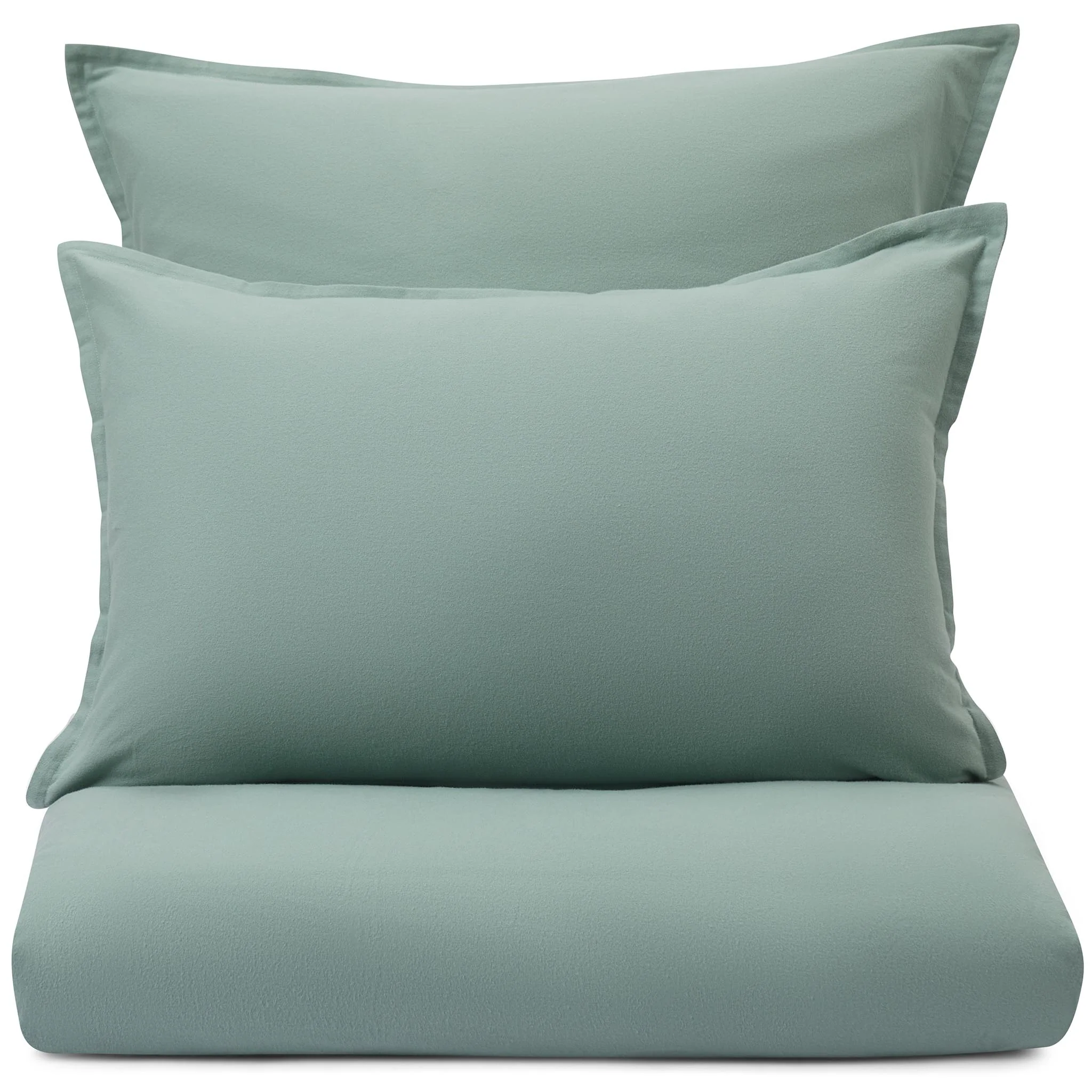 Flanell-Bettwsche Moreira [Salbeigrün]