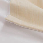 Baumwoll-TENCEL Lyocell-Bettwsche Elvas [Beige & Naturwei]