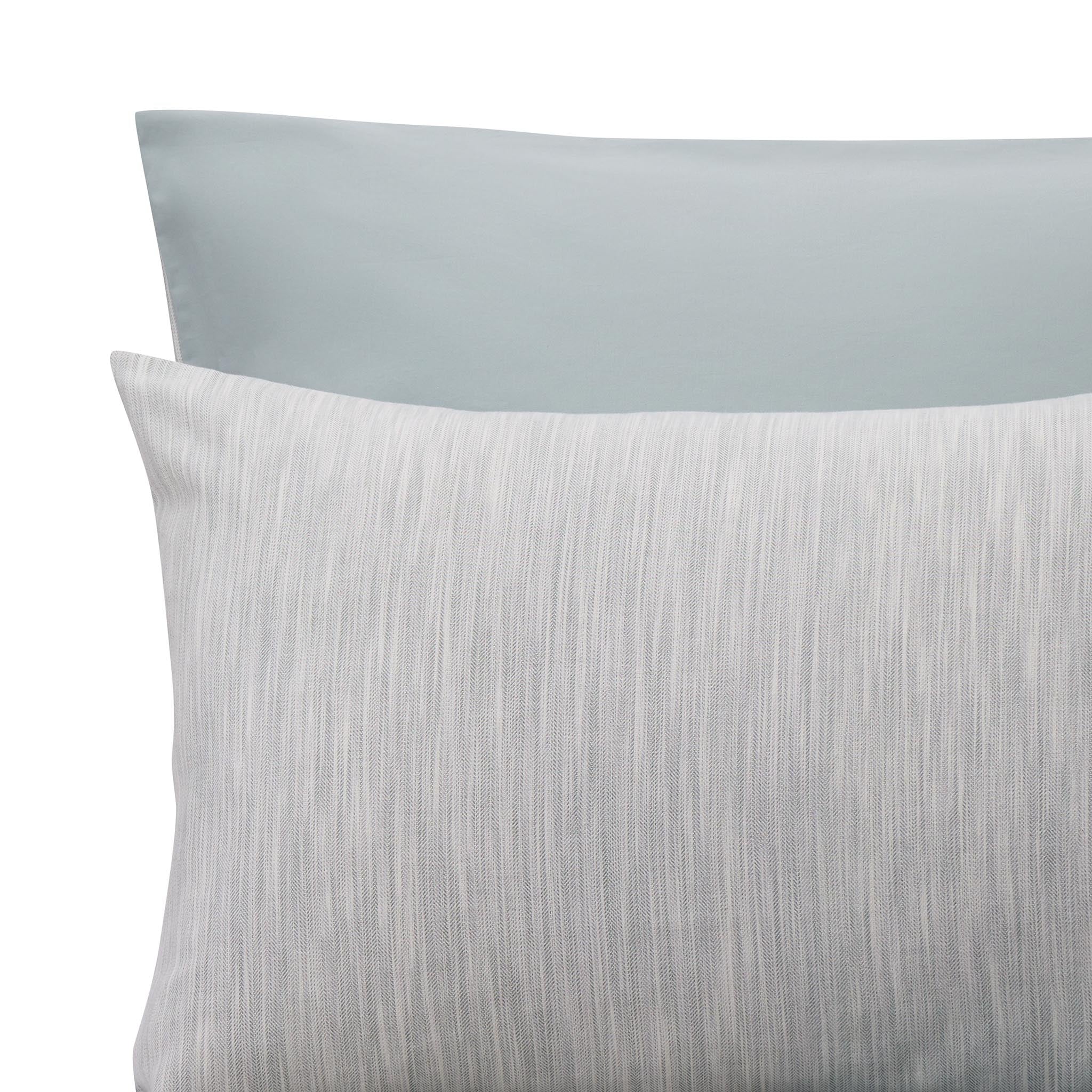 Baumwoll-TENCEL Lyocell-Bettwsche Elvas [Salbeigrün & Grüngrau]