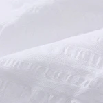 Seersucker-Bettwsche-Set Serras [Wei]