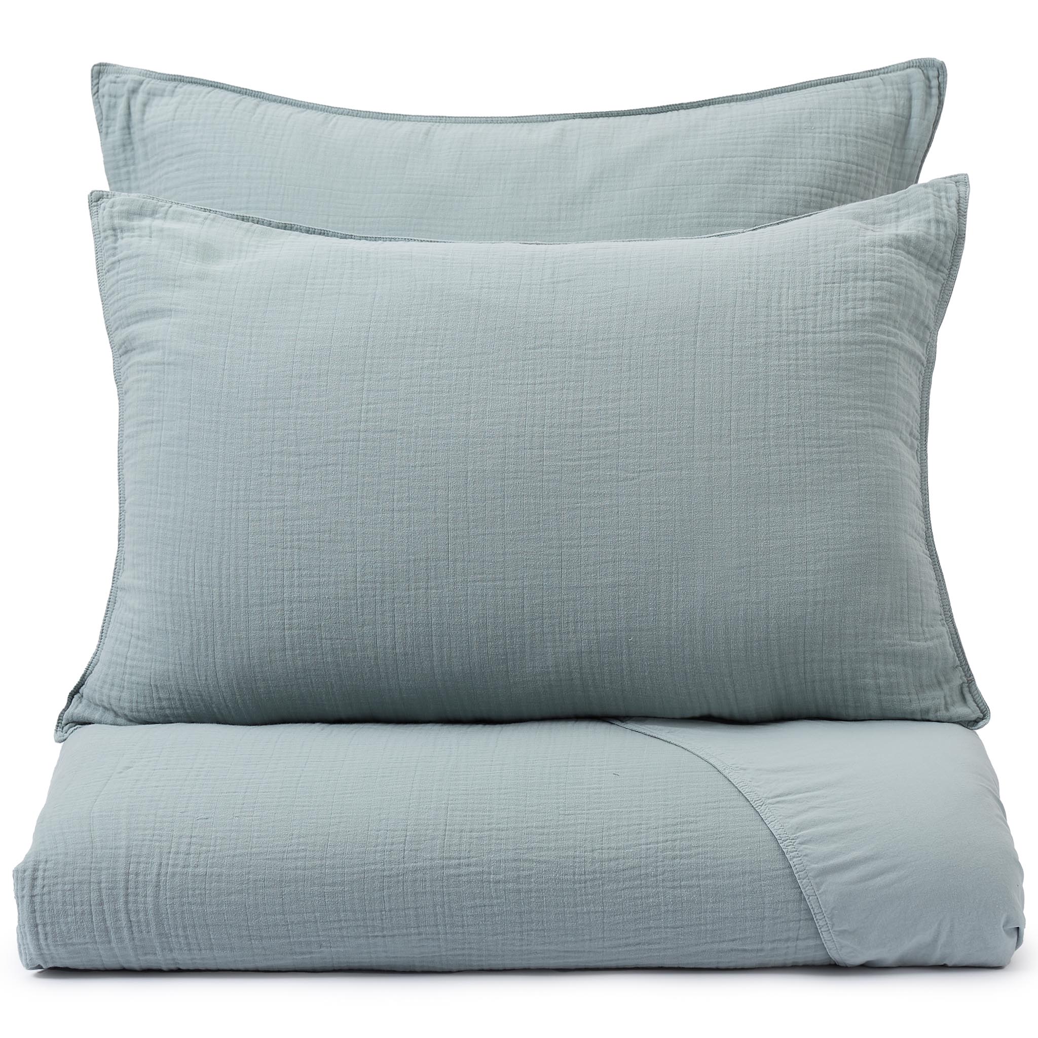 Musselin-Bettwsche Manisa [Helles Grüngrau]