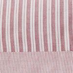 Kissenbezug Izeda [Dunkelrot/Wei]