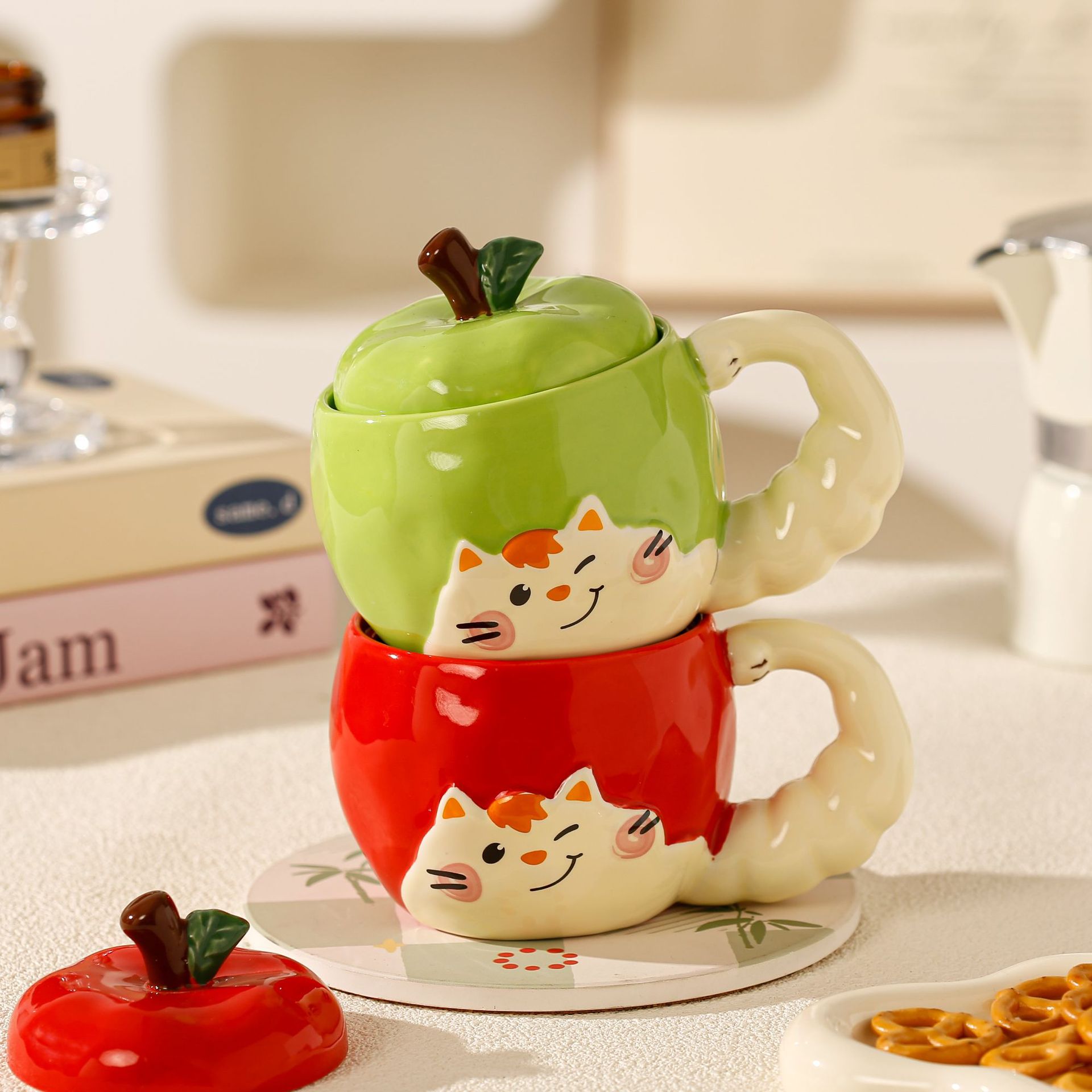 Apple Cat Mug
