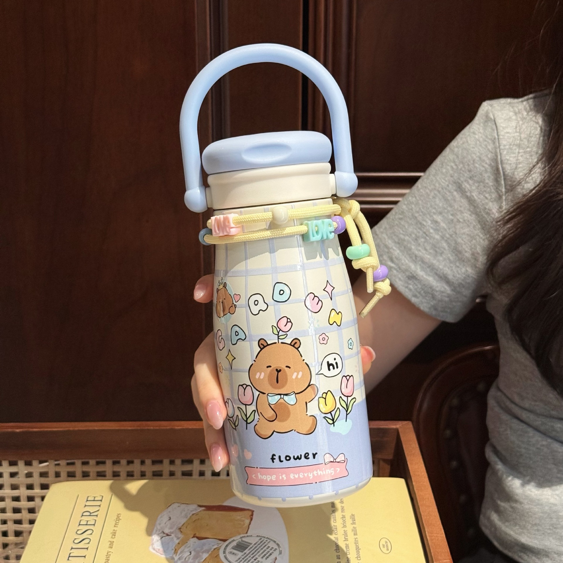 Bear Pattern Water Bottle