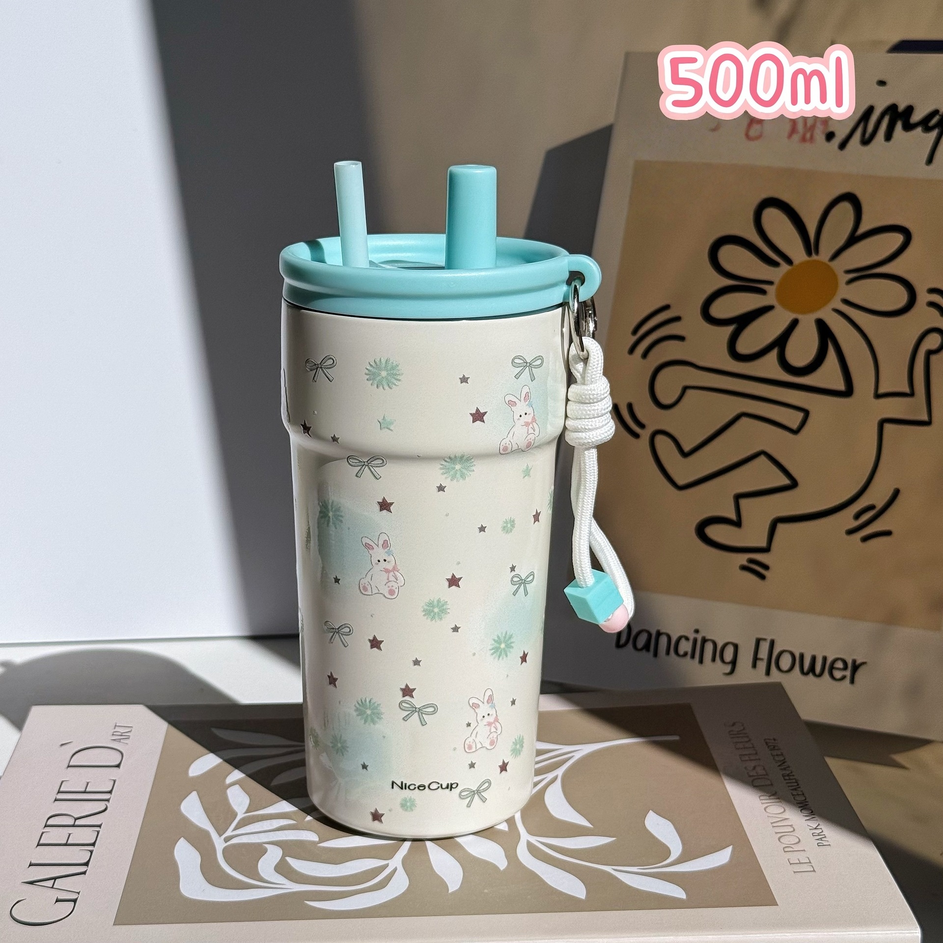 Bunny Pattern Tumbler