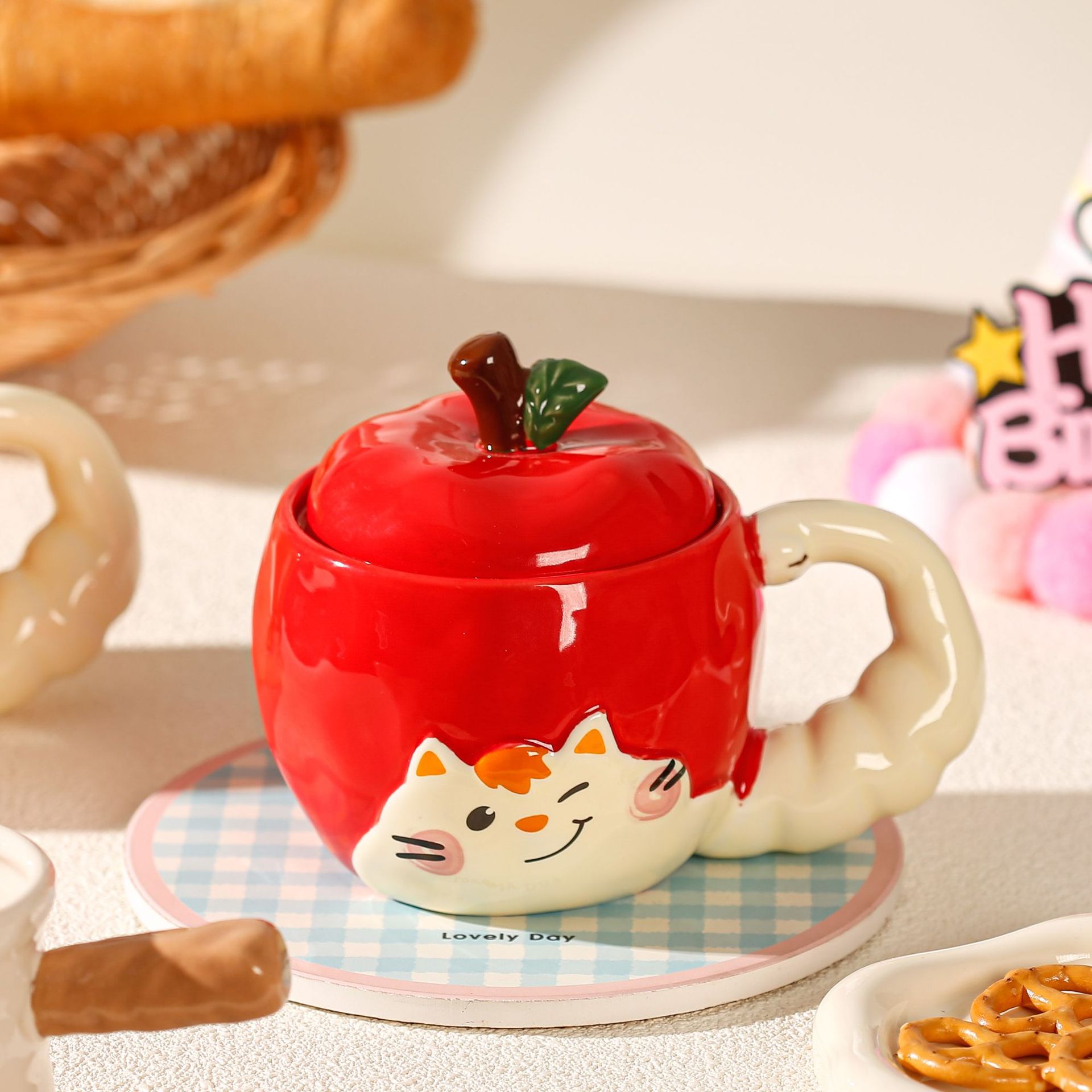 Apple Cat Mug