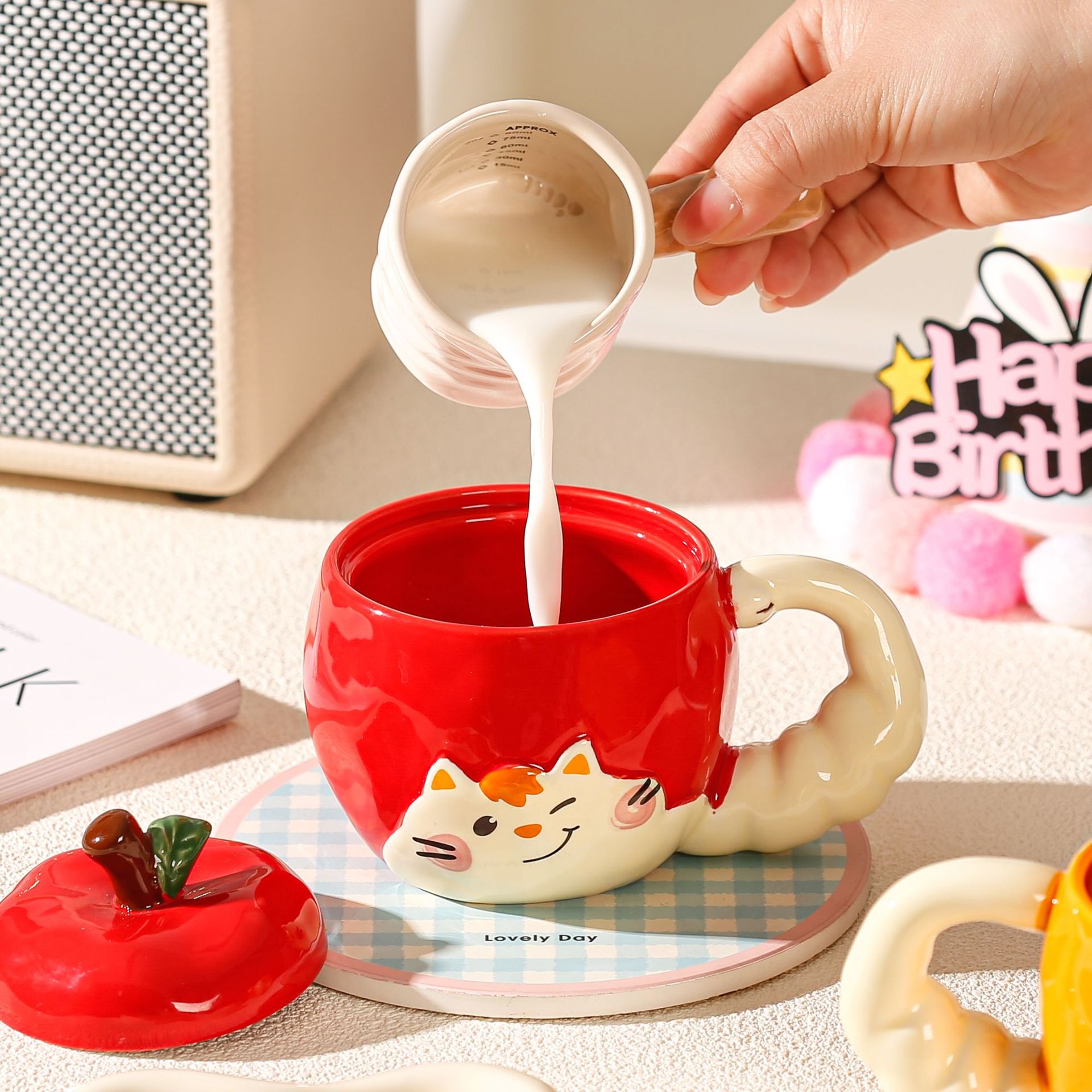 Apple Cat Mug