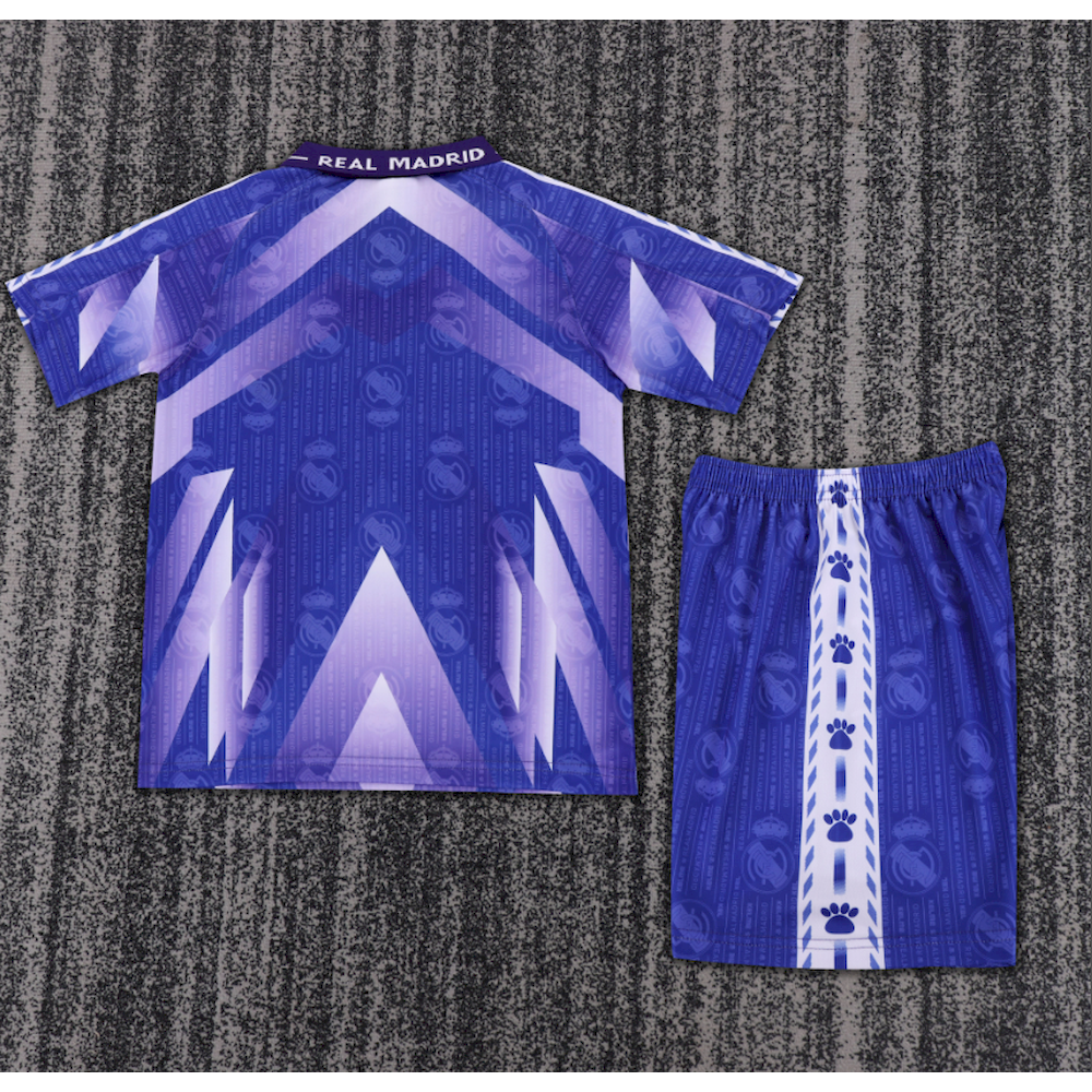 Retro Real Madrid 1996/97 Away Kids Kit - Jersey District
