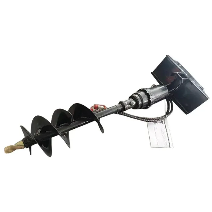 Hydraulic Auger For Mini Skid Steer Fits All Models | M-AG