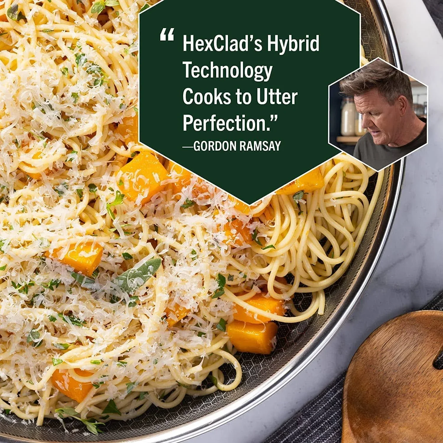 HexClad 6 Piece Hybrid Stainless Steel Cookware Pan Set 8 inch, 10 inch, 12 inch with Glass Lids, Size: One size, Black