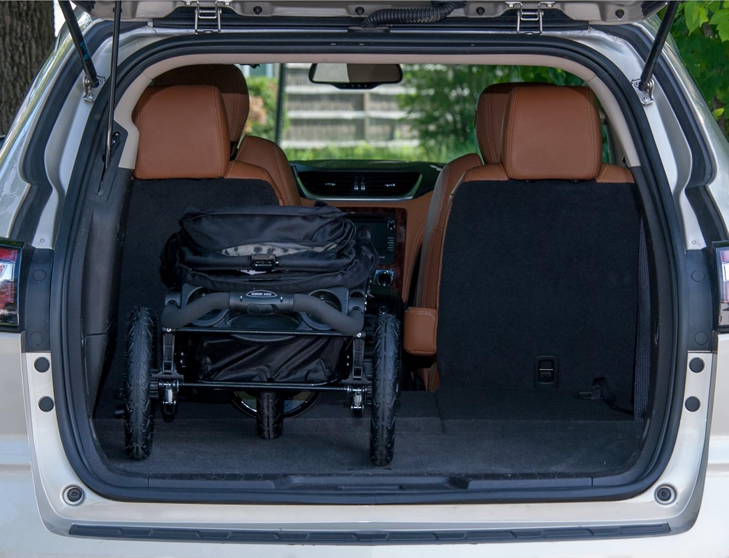 No-Zip NV Pet Stroller for Cats/Dogs, Zipperless Entry, Easy One-Hand Fold, Gel-Filled Tires, Plush Pad + Weather Cover Included, 3 colors