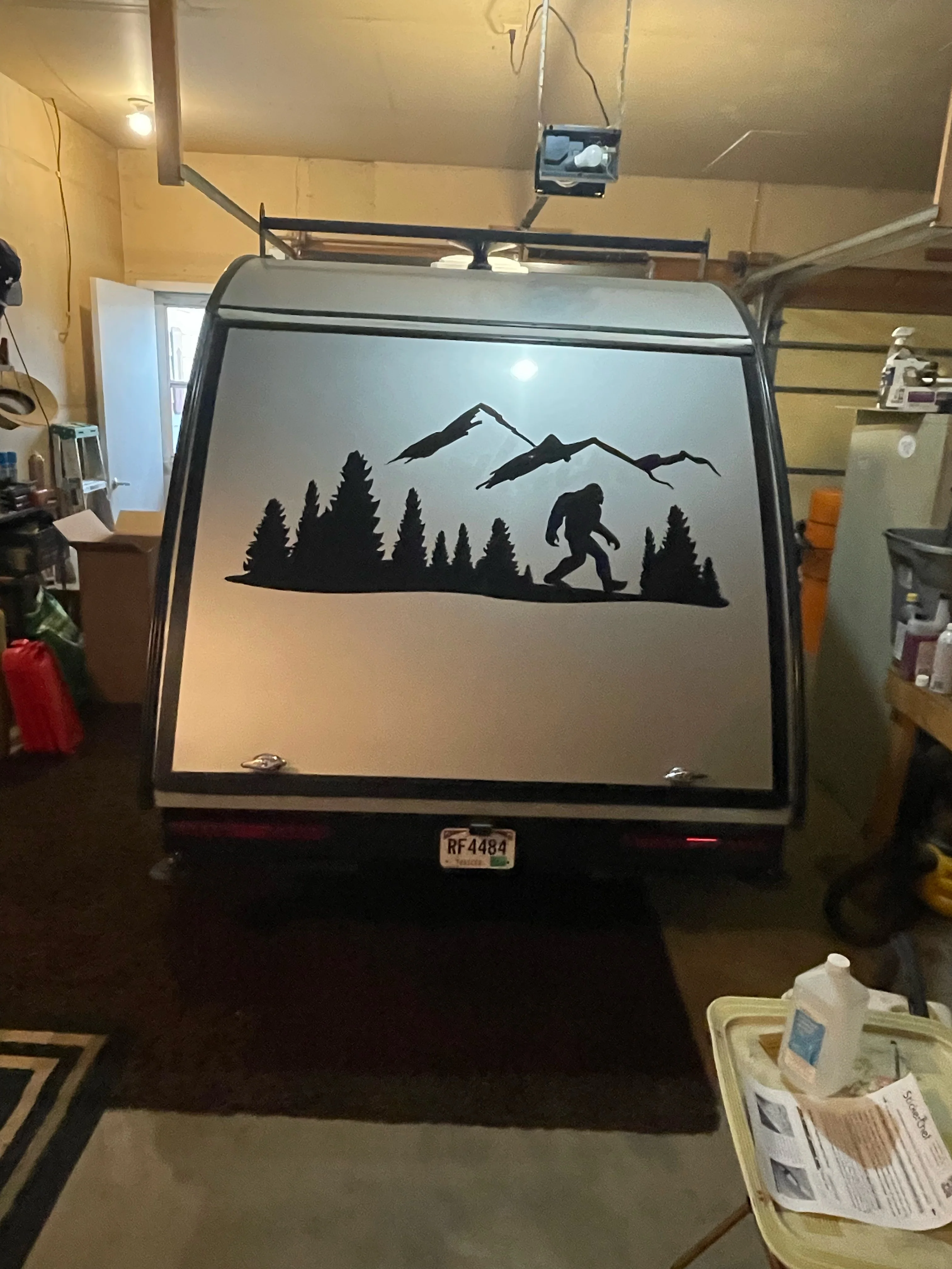 Denver Mountains RV Camper Vinyl Decal Sticker Scenic Design