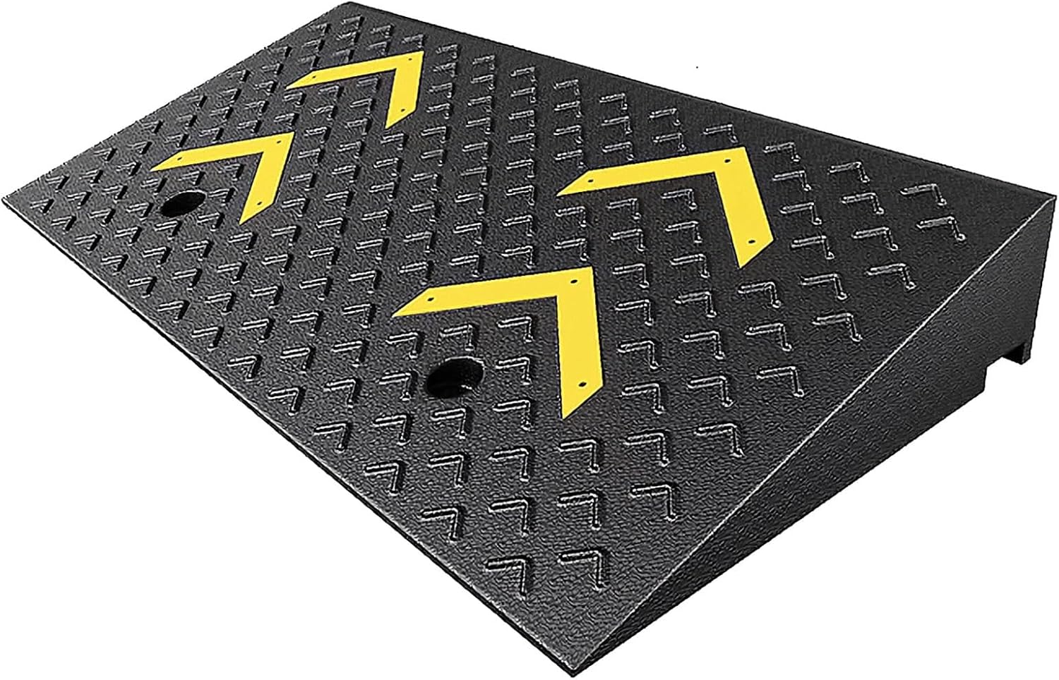 Rubber Car Ramp, Anti-Slip Curb Ramp, Step Ramp for Warehouse/Supermarket/Gateway/Roadside (Load Capacity 22000 Lbs/10 Tons)(16cm(6.3inch))