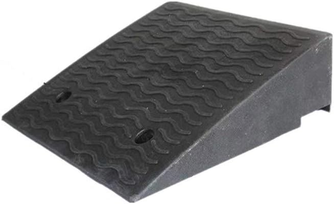 Loading Ramps, Car/Truck Safe Bearing Ramps, Garage Auxiliary Ramps Outside Clinic Wheelchair Service Ramps/Available for Rolling Wheel Vehicle Uphill Portable Wheelchair Ramp (Color : Black, Size