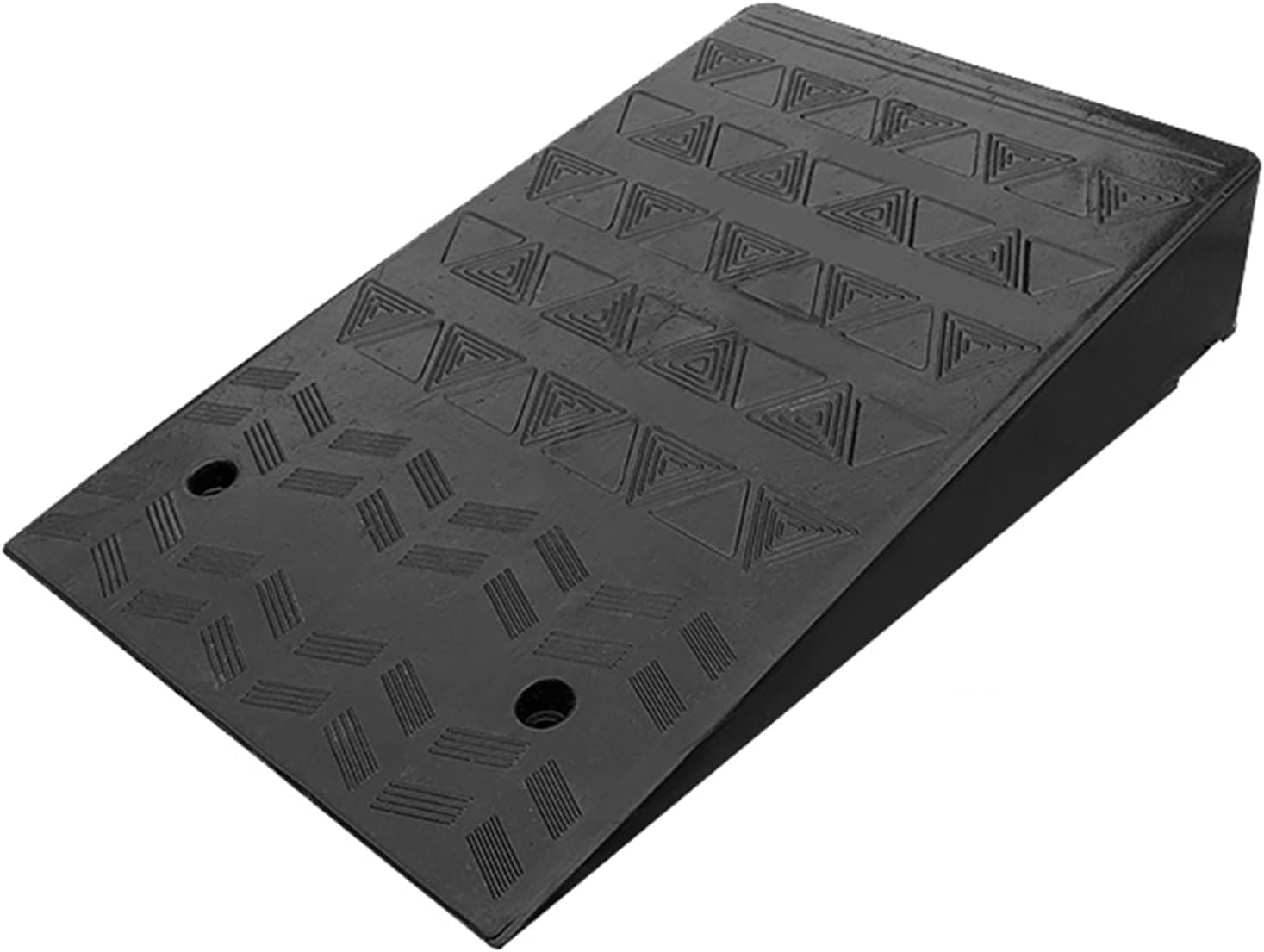 Bu Qi - US Loading Ramps, Threshold Ramp, Threshold Ramps Rubber Plastic Threshold Ramps, Portable Loading Dock Car Ramp, 500kg Load-Bearing,with Fixing Screws (Size : H 19CM)