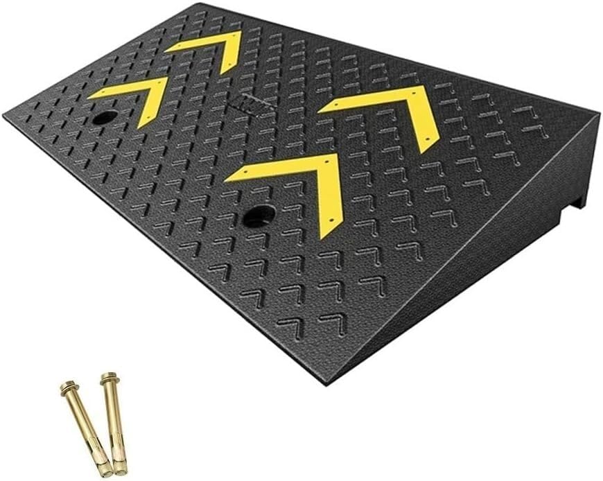 Portable Vehicle ramp Rubber Ramps Heavy Duty Threshold Ramps Car Ramps for Wheelchairs Trucks Motorcycles Loading Areas Maintenance ramp