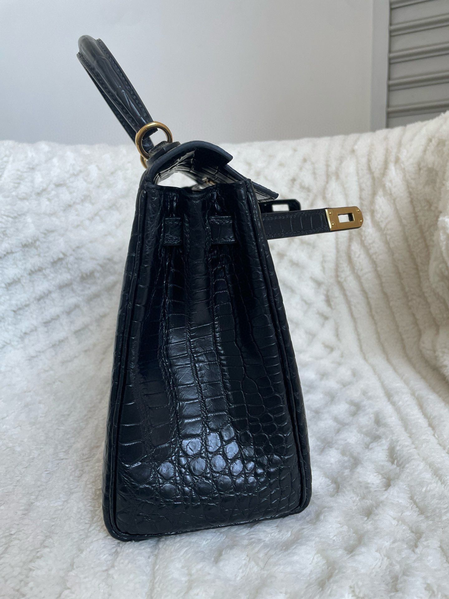 Haute Couture Kelly 25-28 crocodile skin