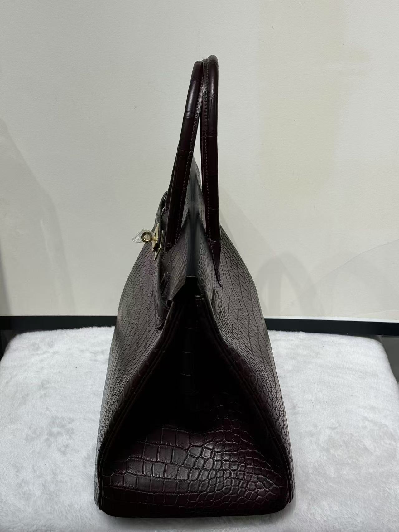 Advanced customization Birkin 35 crocodile skin