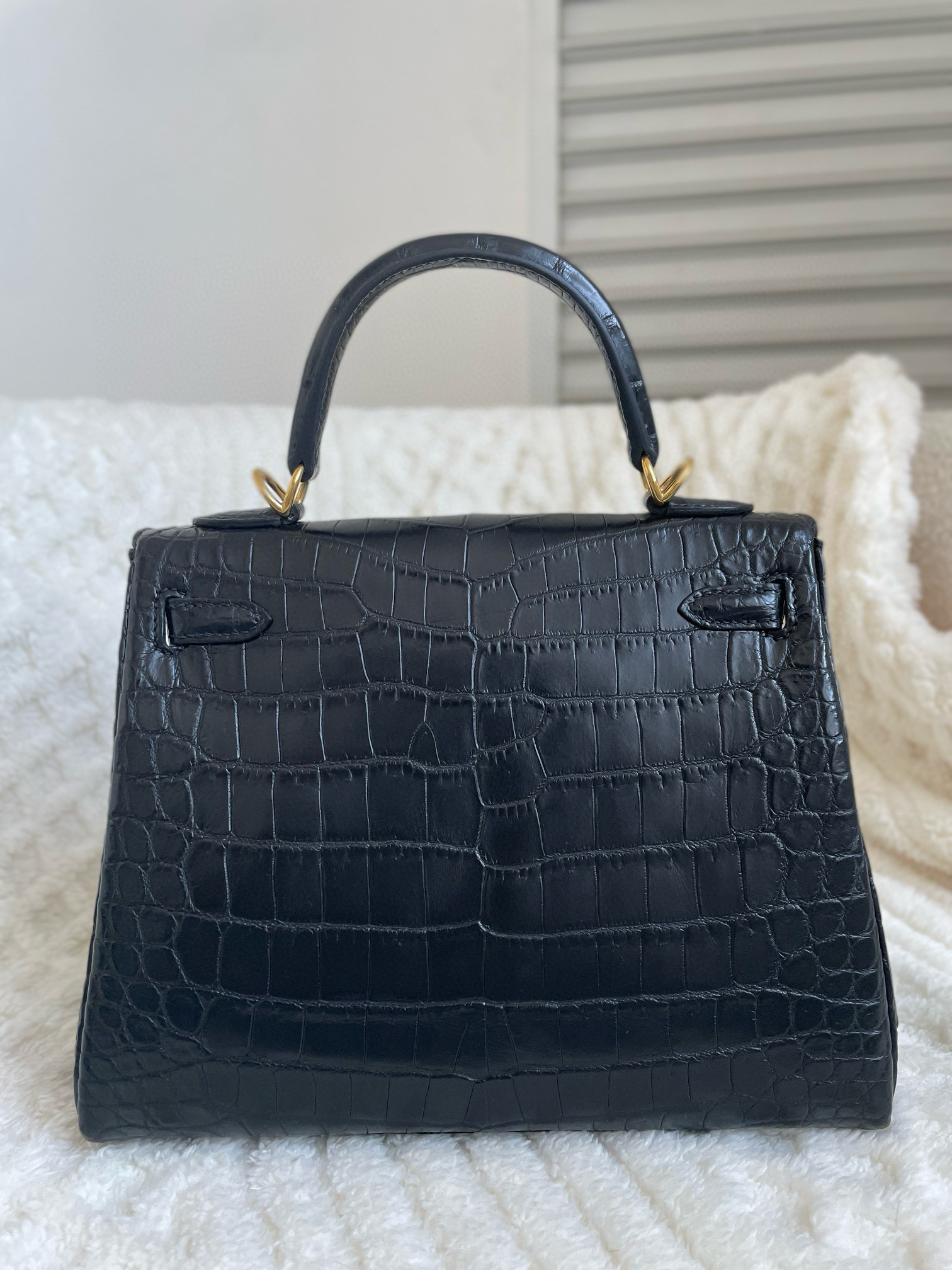 Haute Couture Kelly 25-28 crocodile skin