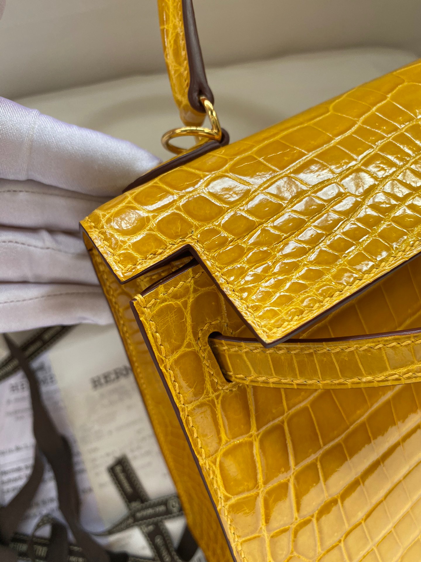 Advanced Customization Kelly 25 crocodile skin