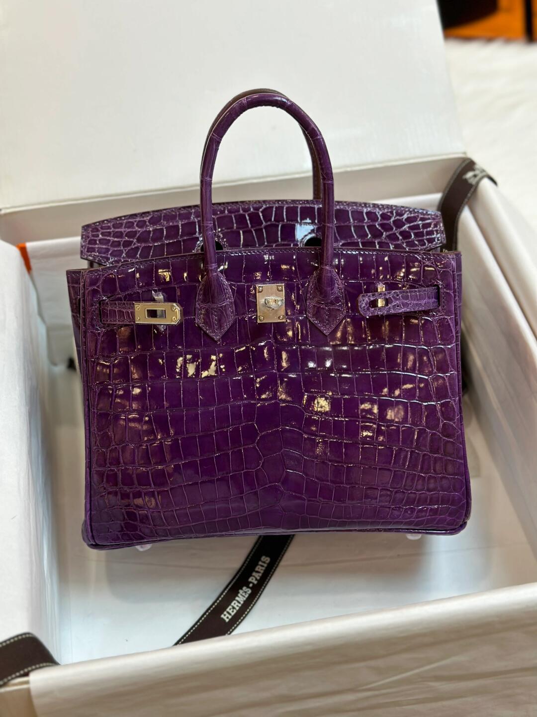 Birkin 25-30cm crocodile leather