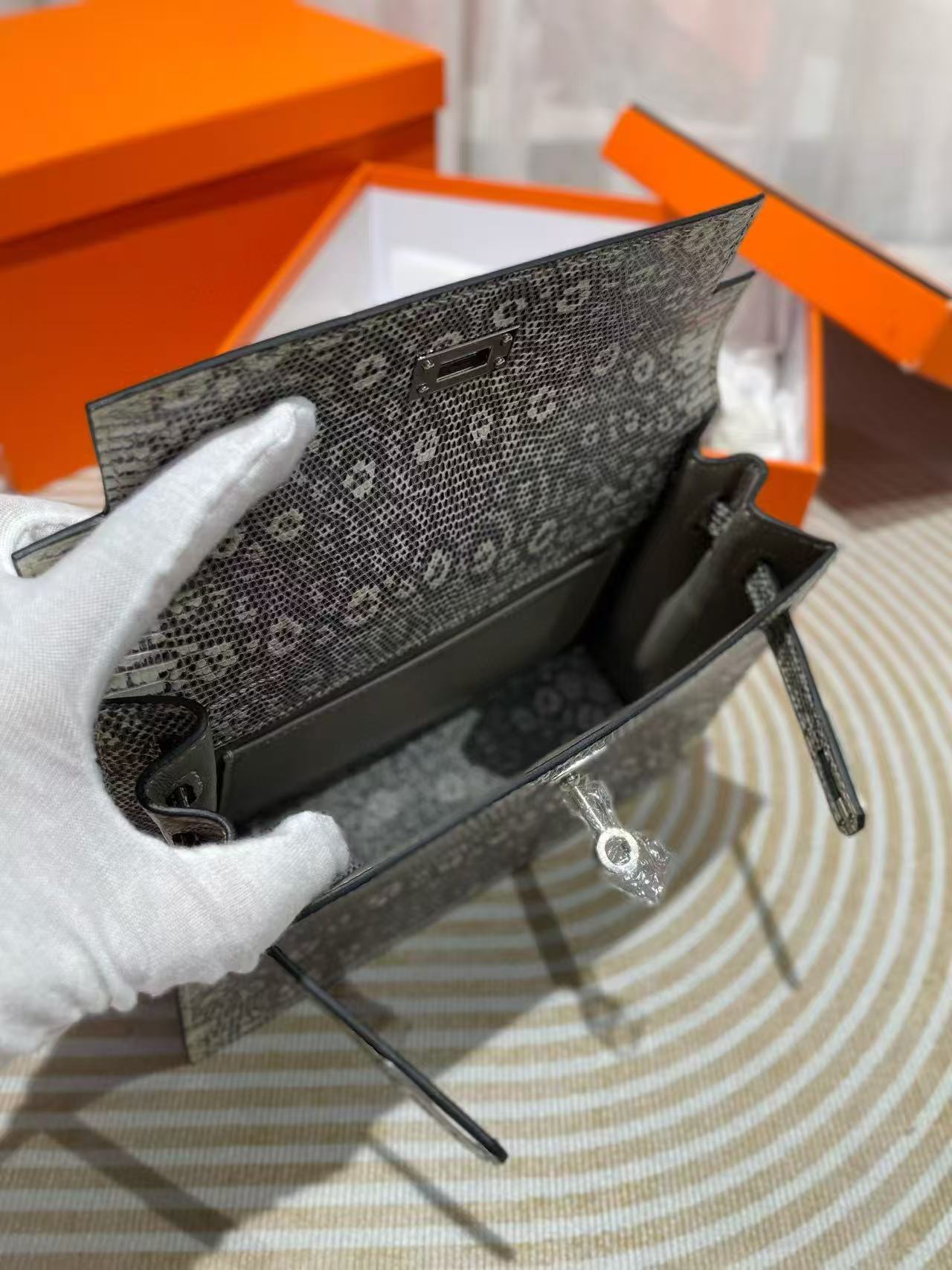 Advanced customization Kelly 25 Lizard skin