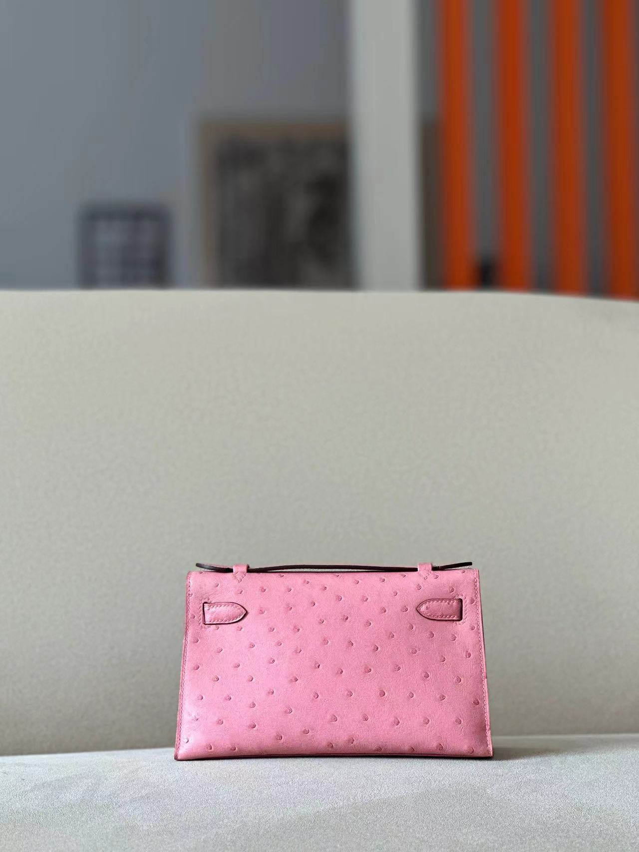 Kelly1 Mini 22 South African ostrich skin