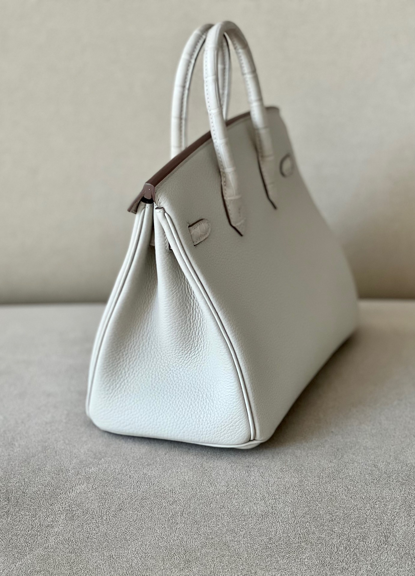 Advanced customization Birkin 25 crocodile skin