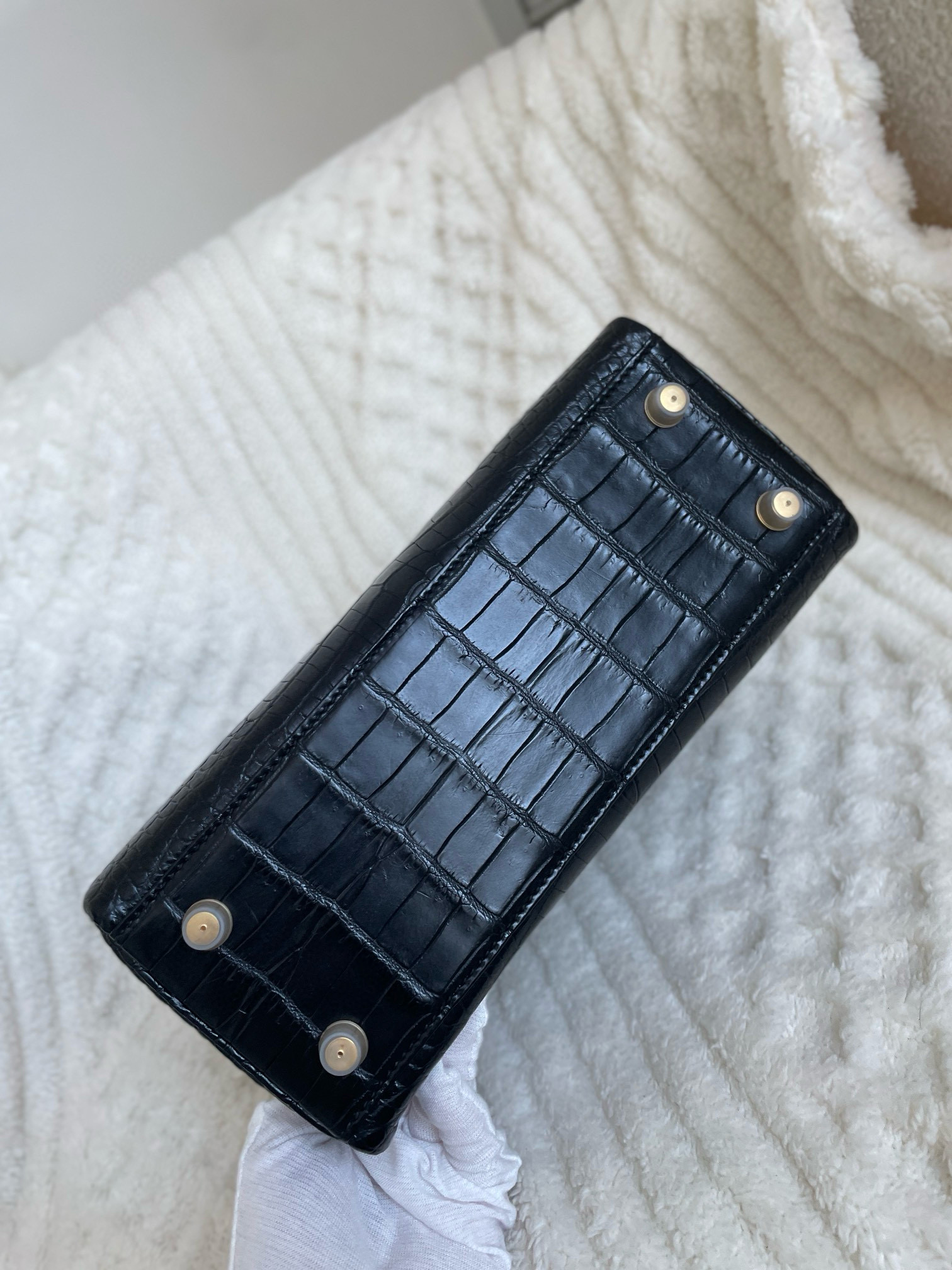 Haute Couture Kelly 25-28 crocodile skin