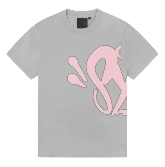 Camiseta Syna World Gris y Rosa - NewNow